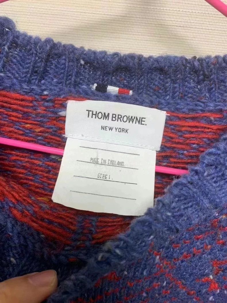 Thom Browne Thom Browne Classic four stripe sweater Size US S / EU 44-46 / 1 - 2 Thumbnail