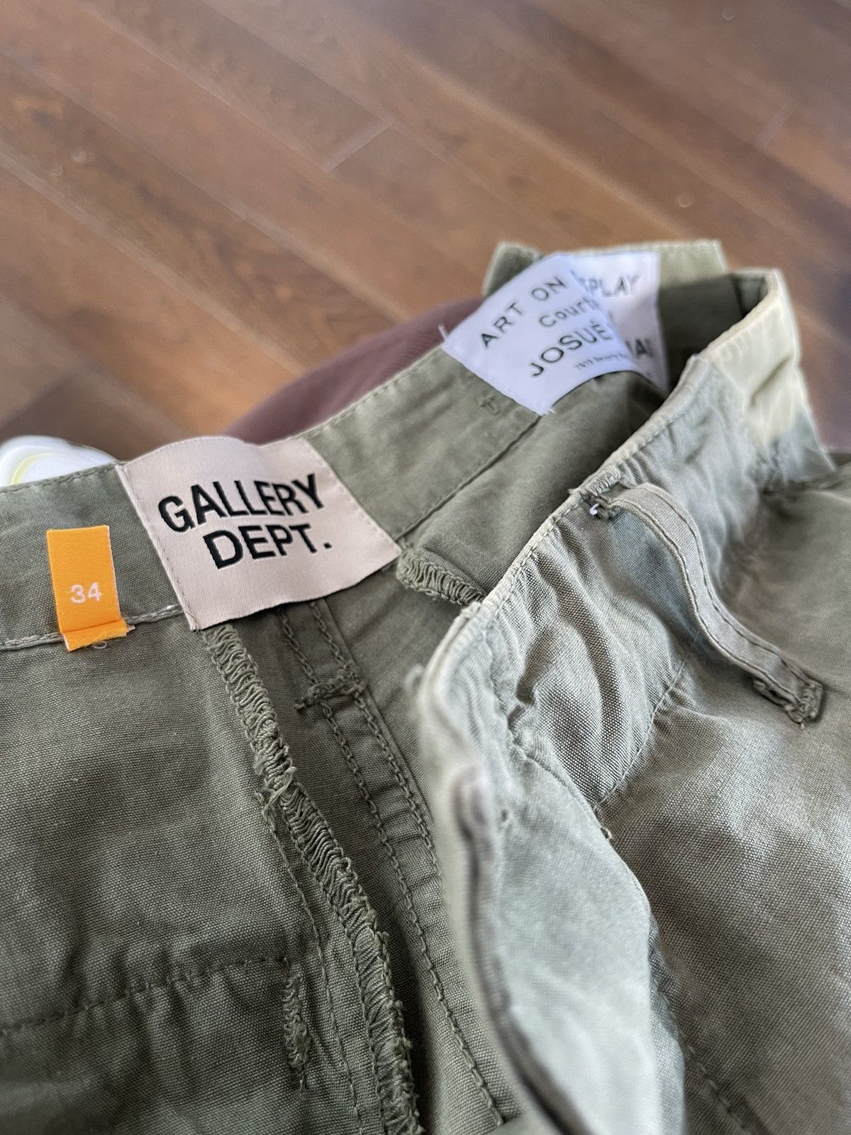 Gallery Dept. Gallery Dept. Kenzie Fatigue Cargo Shorts Size US 34 / EU 50 - 6 Thumbnail