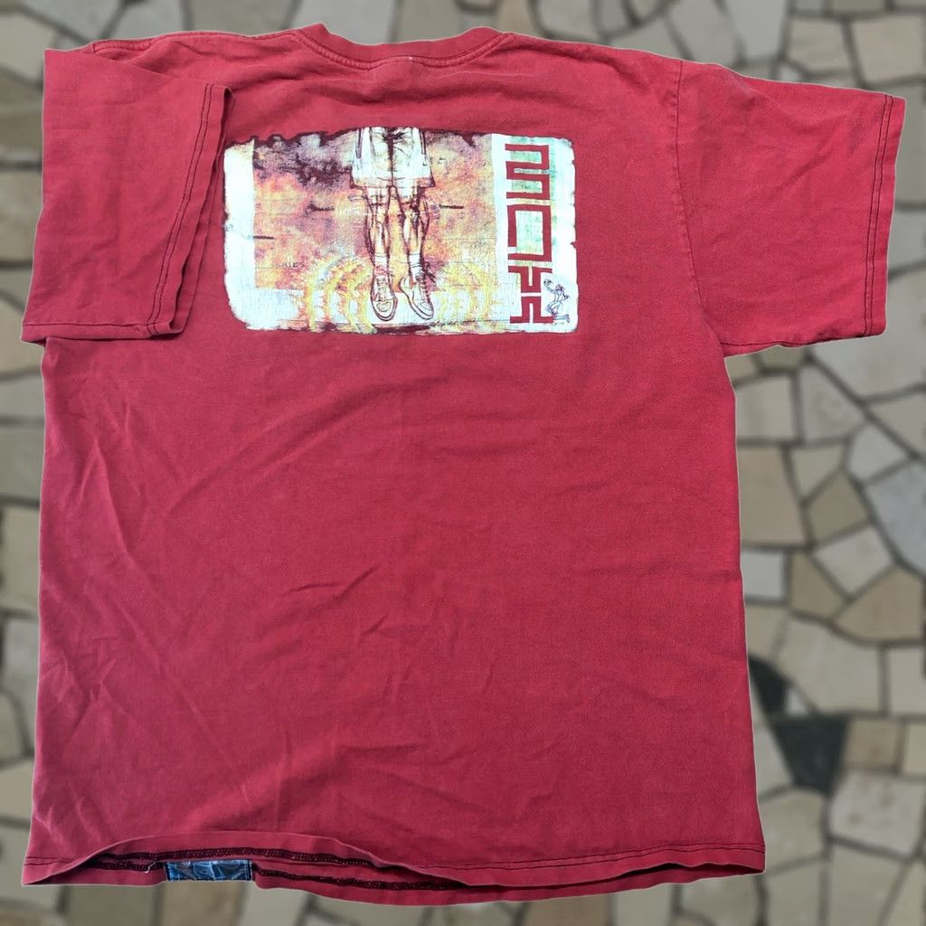 Nike VINTAGE Nike Proto Max Edition No. 1 T-Shirt Mens L Red Double-Sided Crew Neck Short Sleeve USA 90s Sports Shirt Size US L / EU 52-54 / 3 - 1 Thumbnail