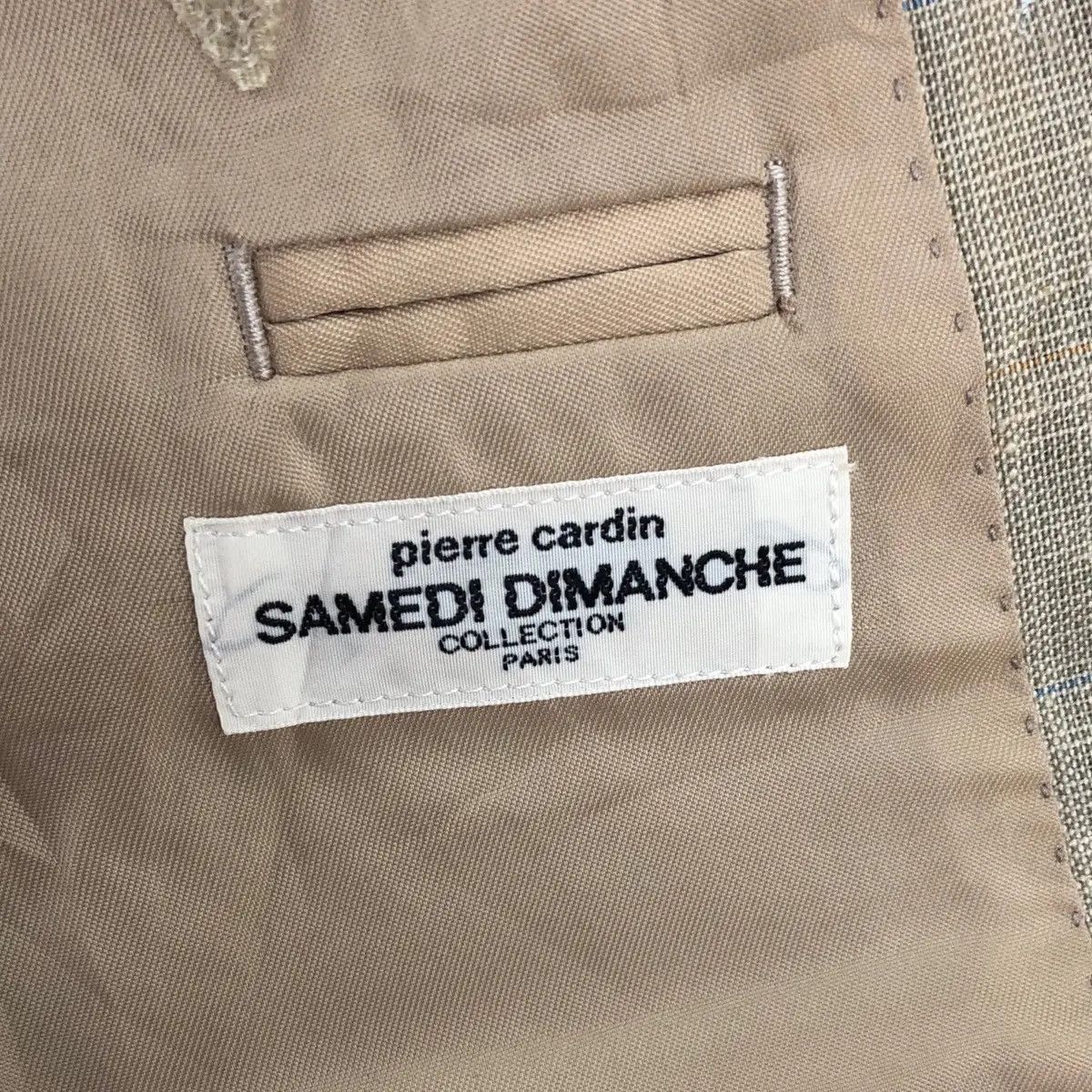 Pierre Cardin Vtg PIERRE CARDIN Samedi Dimanche Collection Blazer Paris 3 Size 42R - 7 Thumbnail