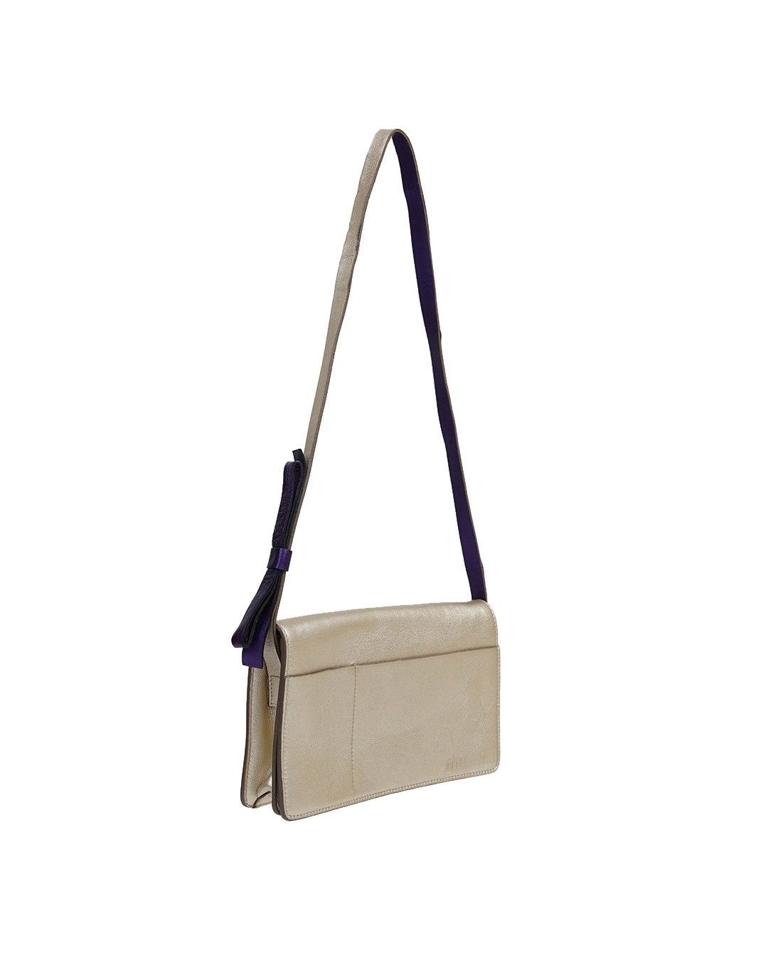 Miu Miu Miu Miu S/S2000 Silver/Purple Bowtie Shoulder Bag Size ONE SIZE - 2 Thumbnail