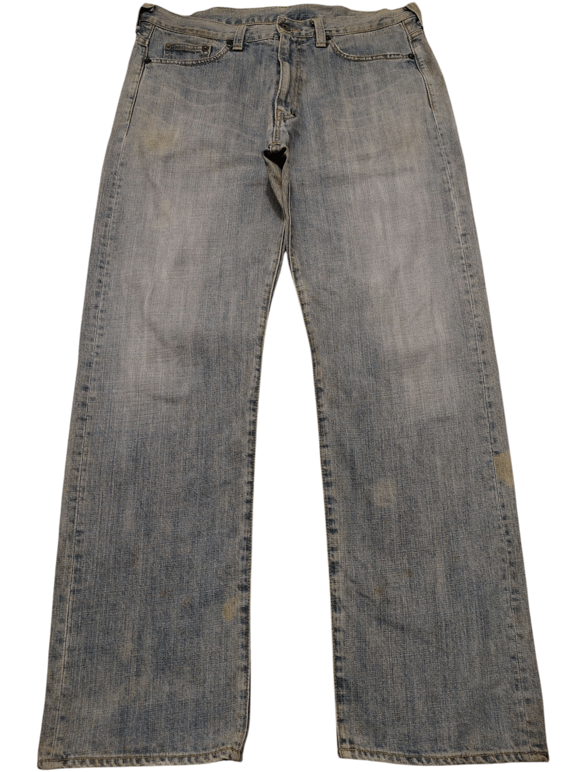 MasterPiece Vintage Japanese MASTERPIECE distressed denim Jeans Size US 34 / EU 50 - 2 Thumbnail