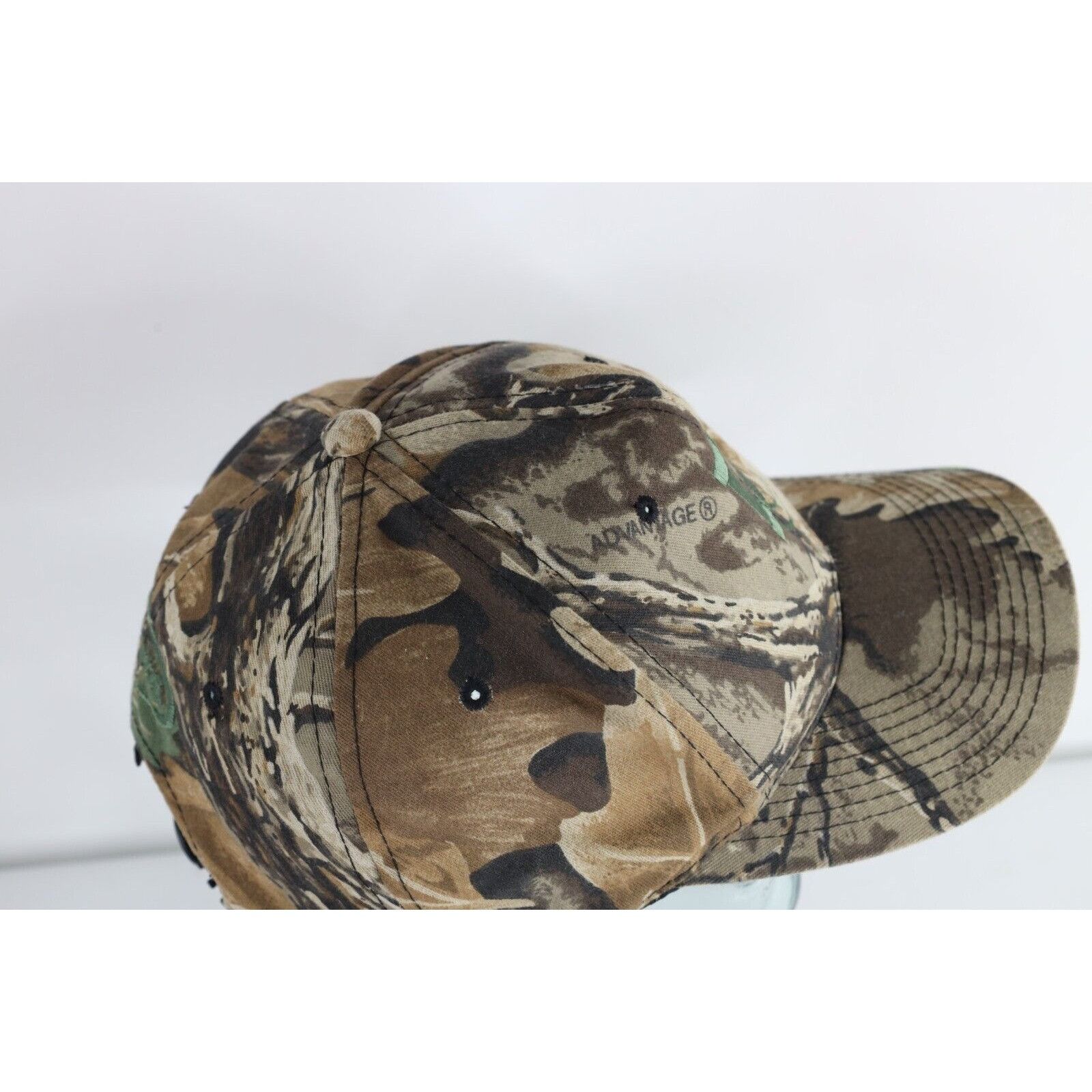 Vintage Vintage 90s Streetwear Jacuzzi Advantage Camouflage Hat Size ONE SIZE - 6 Thumbnail