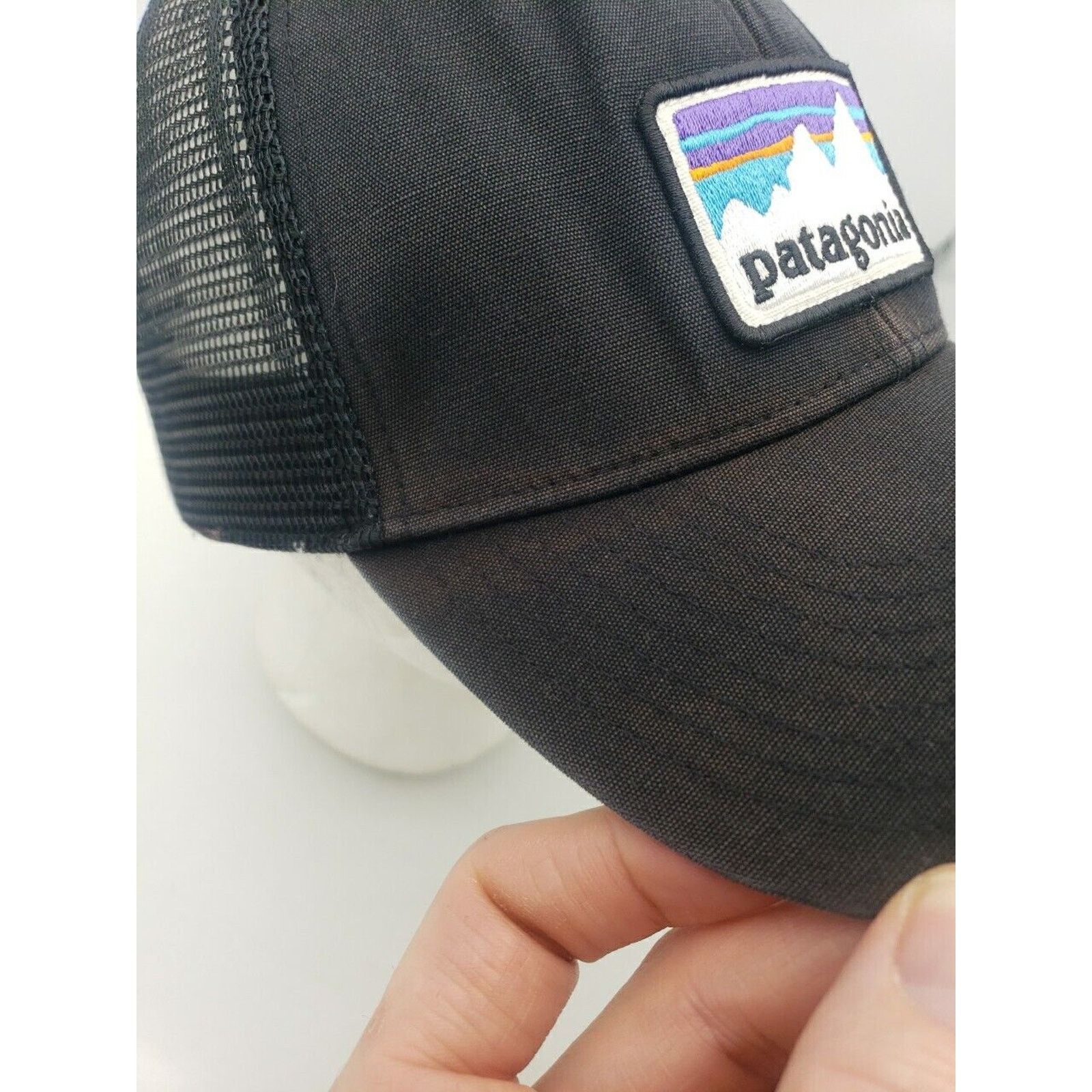 Patagonia Patagonia Logo Distressed Trucker Snapback Hat Men Faded Size ONE SIZE - 5 Thumbnail
