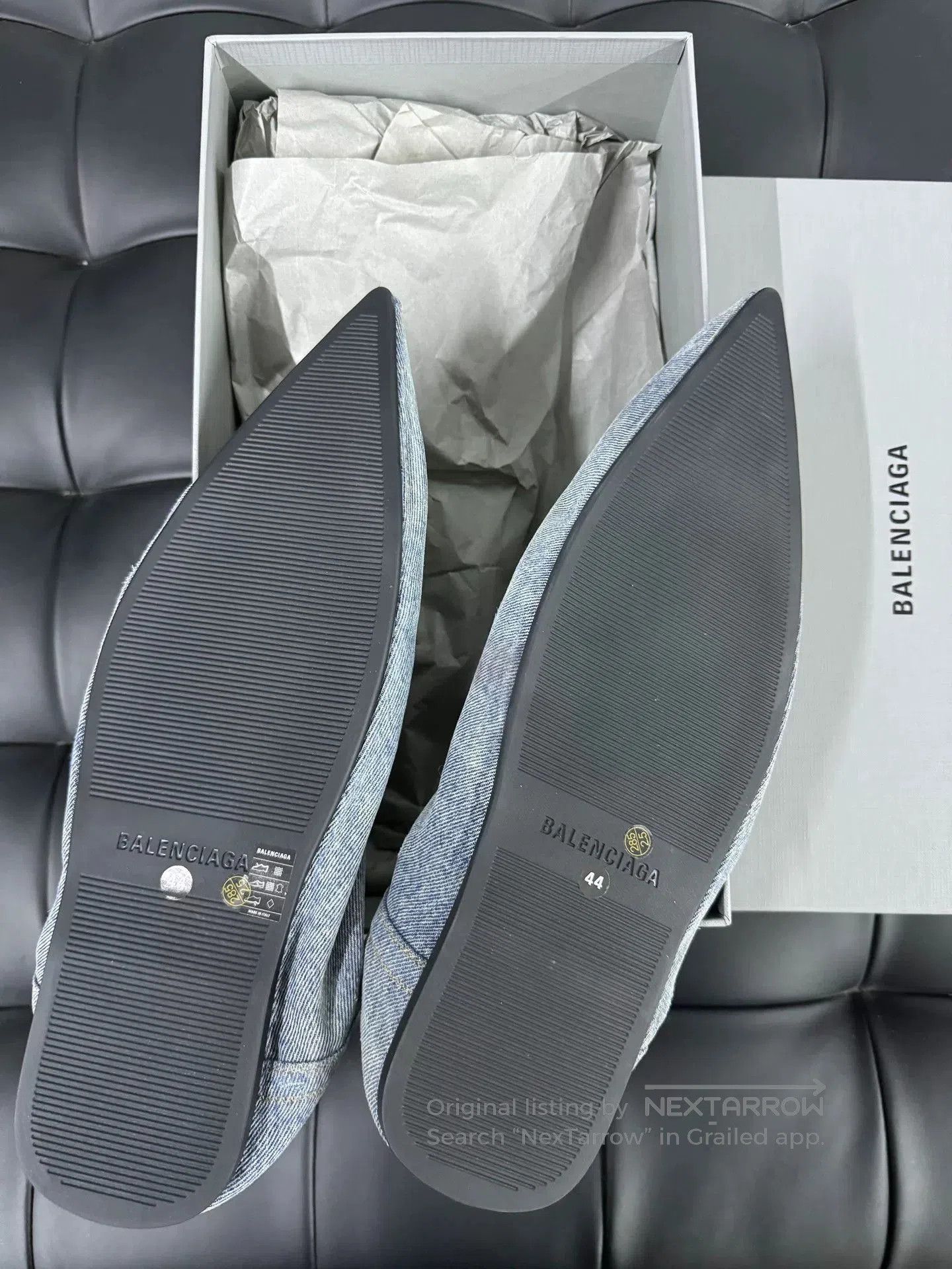 Balenciaga Balenciaga Flat Mule Shoes Size 44. Size US 10 / EU 43 - 3 Thumbnail