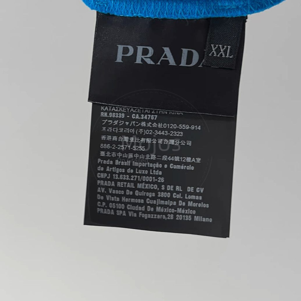 Prada Prada Logo Label White Line Polo-2508 Size US XXL / EU 58 / 5 - 6 Thumbnail