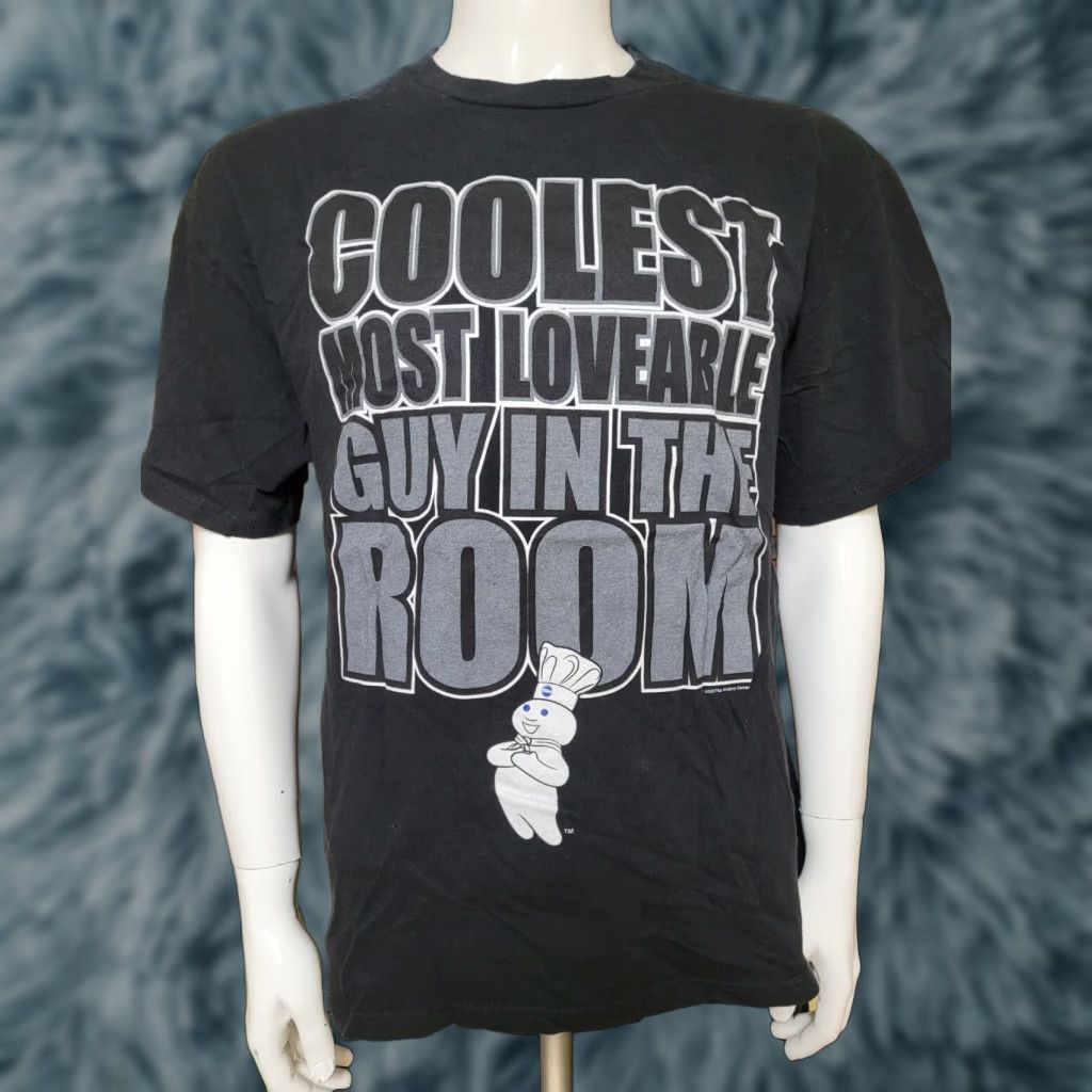 Delta VTG Pillsbury Doughboy Poppin' Fresh Coolest Guy In The Room T Shirt Large Size US L / EU 52-54 / 3 - 1 Thumbnail