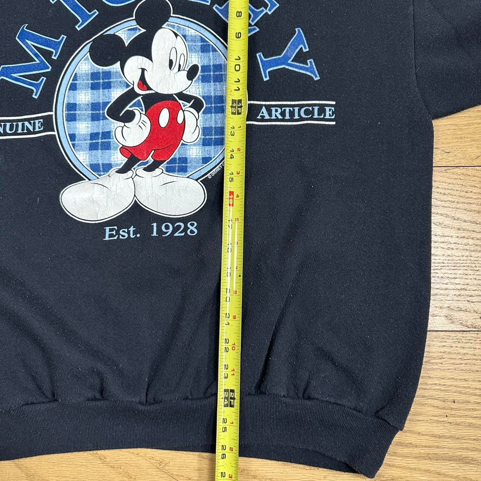 Disney × Vintage Vintage Mickey Mouse Sweatshirt Size US L / EU 52-54 / 3 - 5 Thumbnail