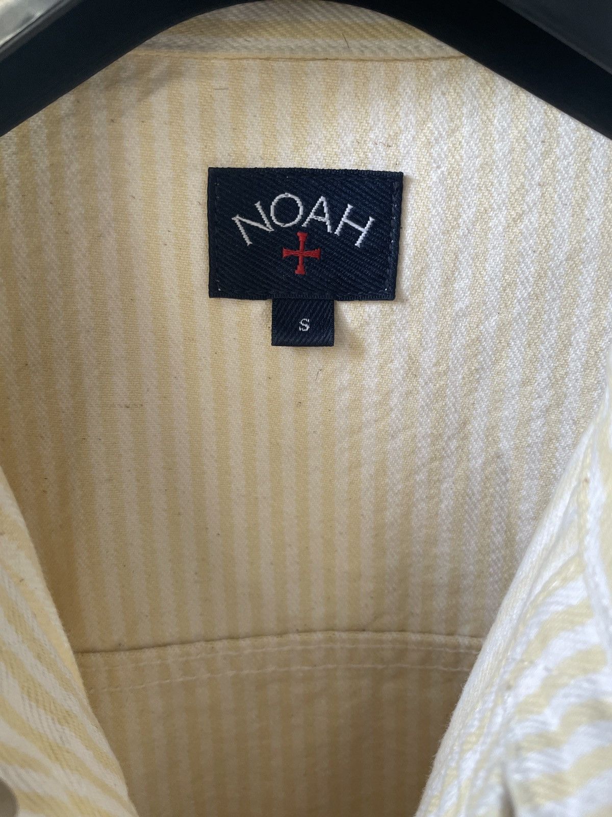 Noah Denim jacket strips white and yellow Size US S / EU 44-46 / 1 - 3 Thumbnail