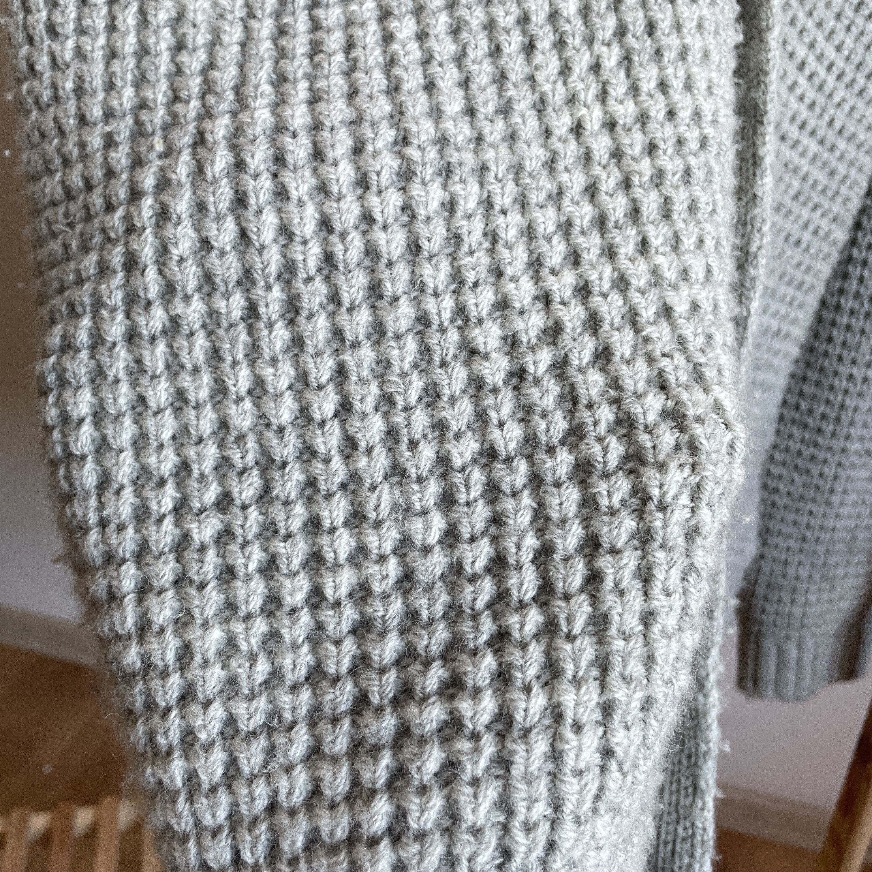 Other Celtic & Co Waffle Stitch Shawl Collar Wool Cardigan Size L Size US L / EU 52-54 / 3 - 5 Thumbnail