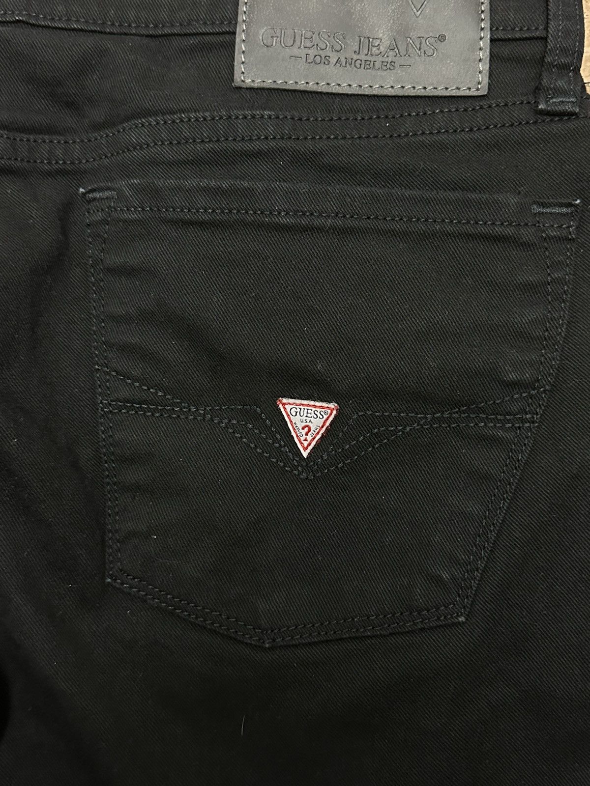Guess Guess Men’s Black Denim Jeans Pants Lincoln Slim Straight Size US 34 / EU 50 - 10 Thumbnail