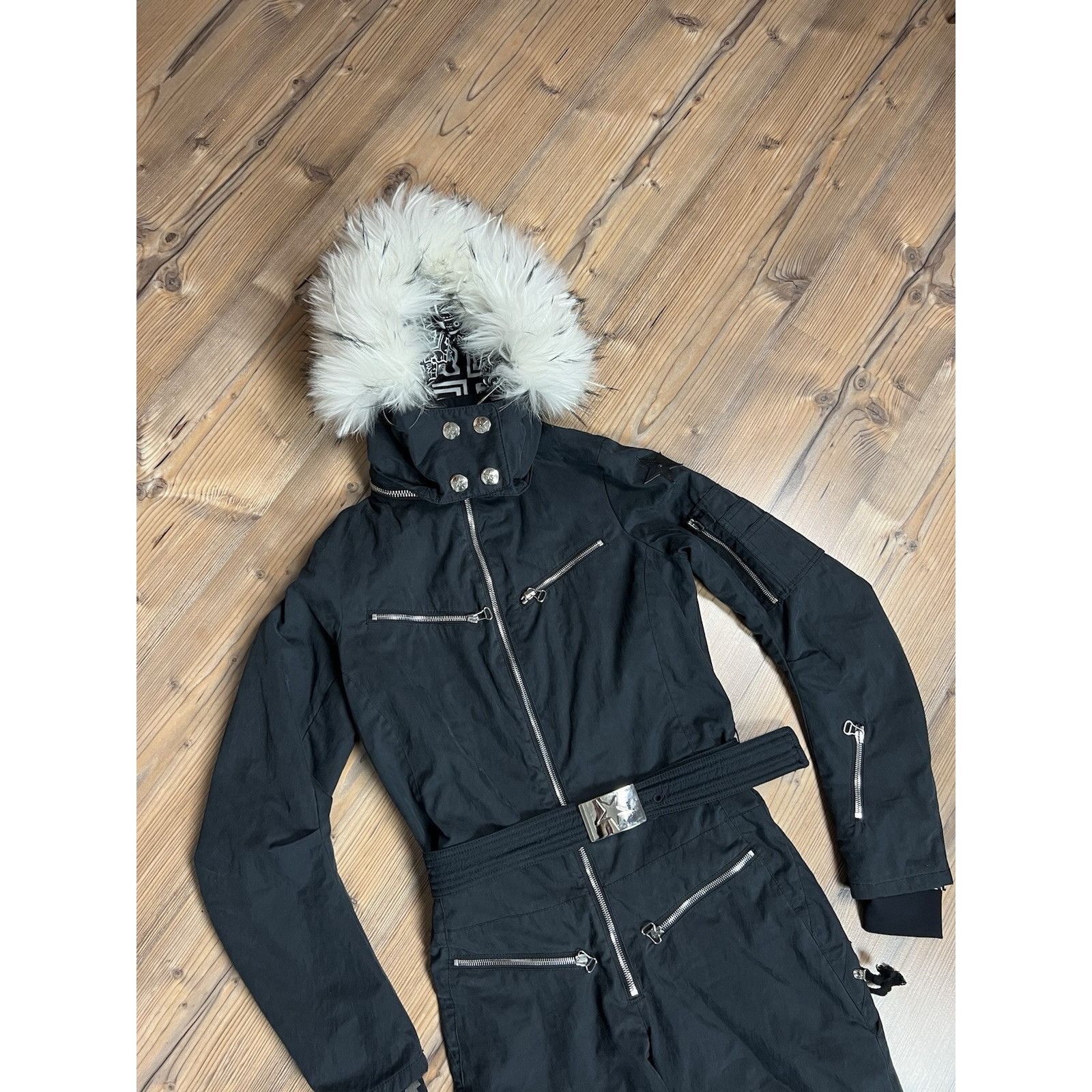 JET SET MINT! Jet Set Women`s Black Ski Overall Size 1 Size S / US 4 / IT 40 - 5 Thumbnail