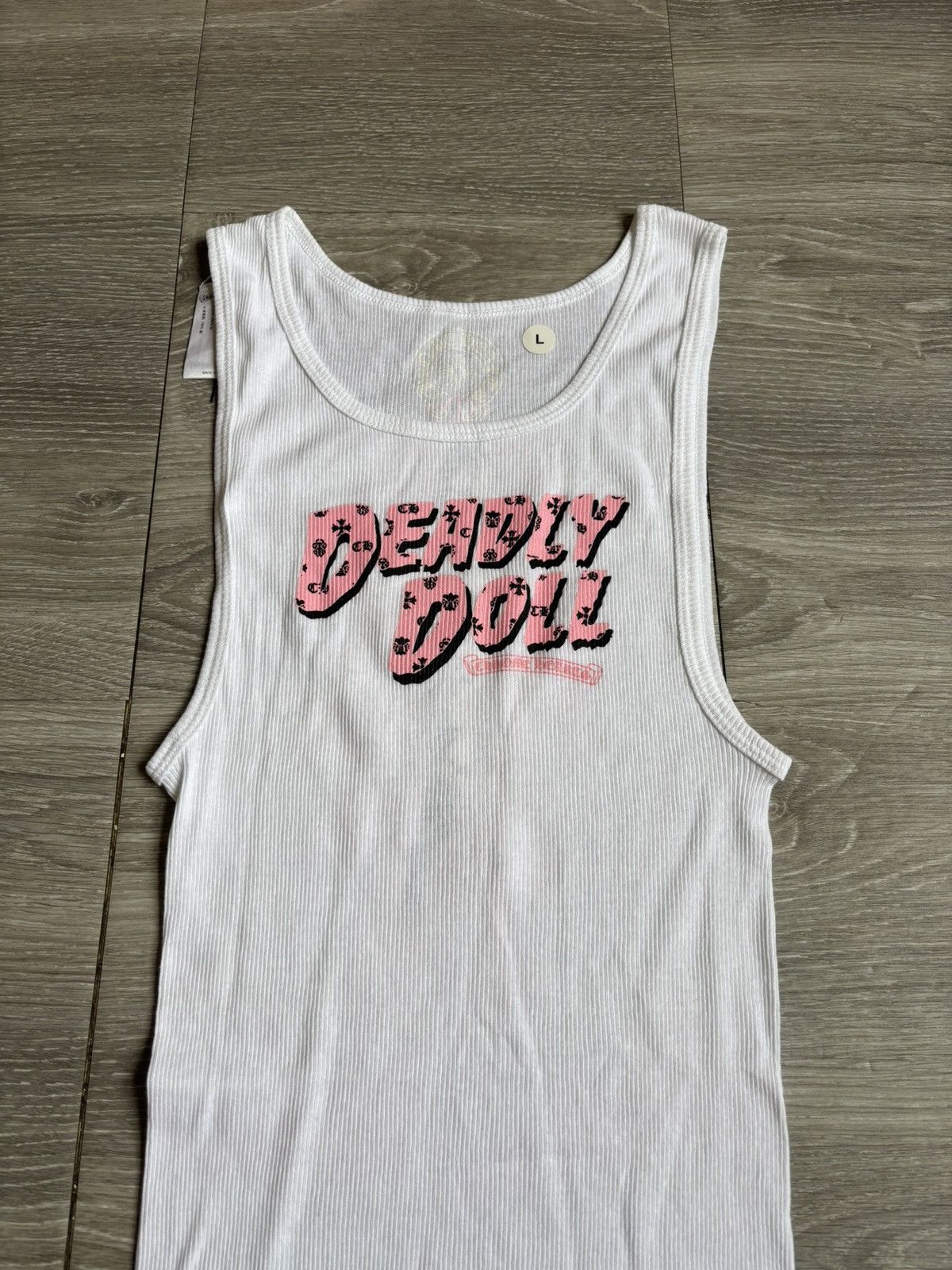 Chrome Hearts Chrome Hearts White Deadly Doll Tank Top Size US L / EU 52-54 / 3 - 4 Thumbnail