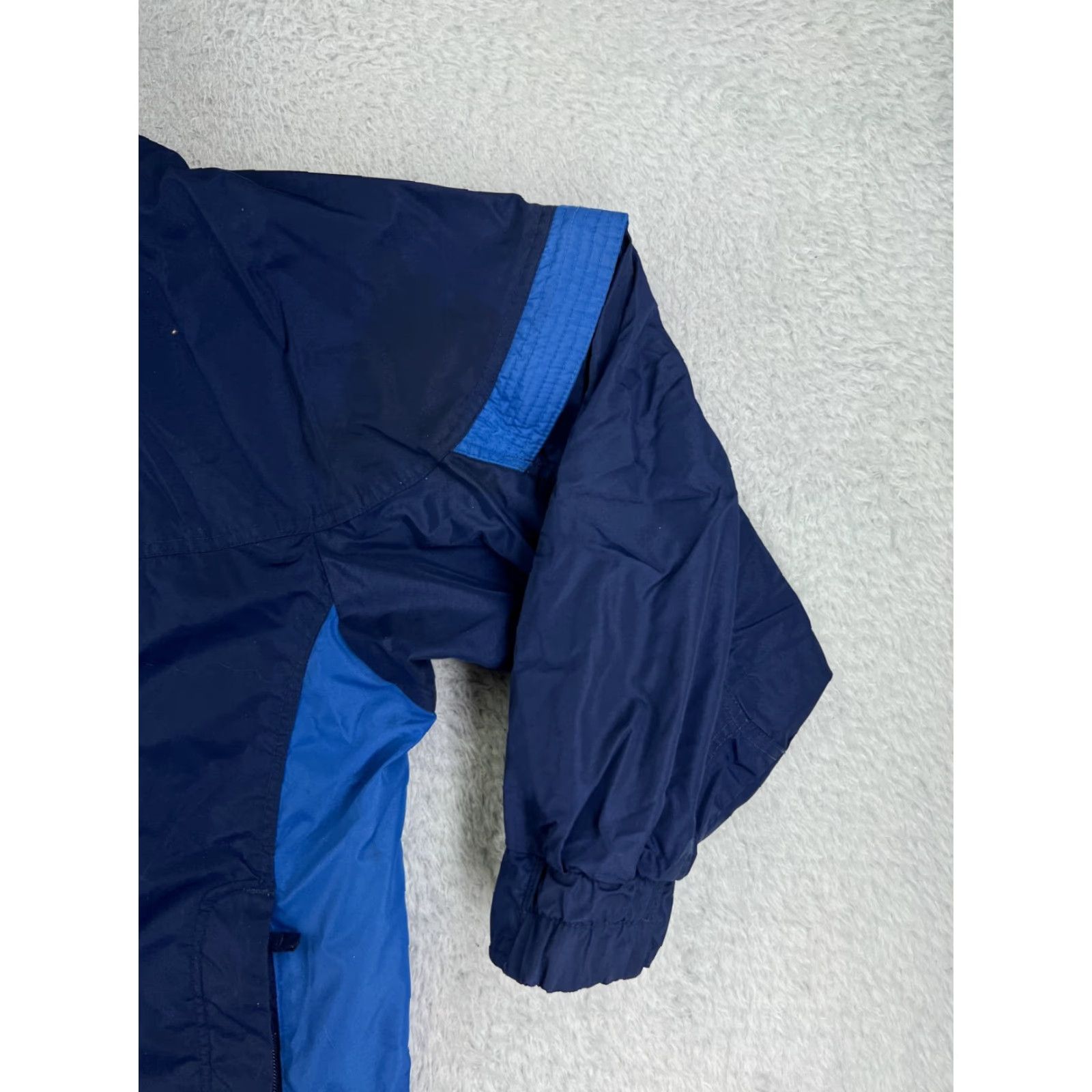 Vintage Columbia Jacket Womens Extra Large Blue Bugaboo Windbreaker Mock Neck Outer Shel Size XL / US 12-14 / IT 48-50 - 5 Thumbnail