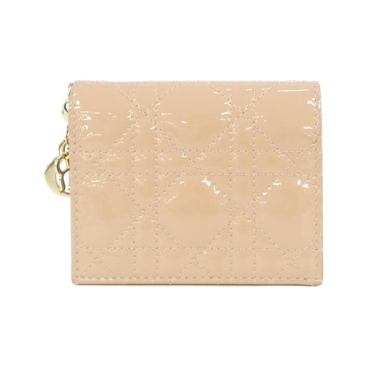 Dior Dior Christian Dior Lady Dior Patent Leather Wallet Plastic / Synthetic Short Wallet S0178OVRB DUTY FREE for USA Size ONE SIZE - 1 Thumbnail