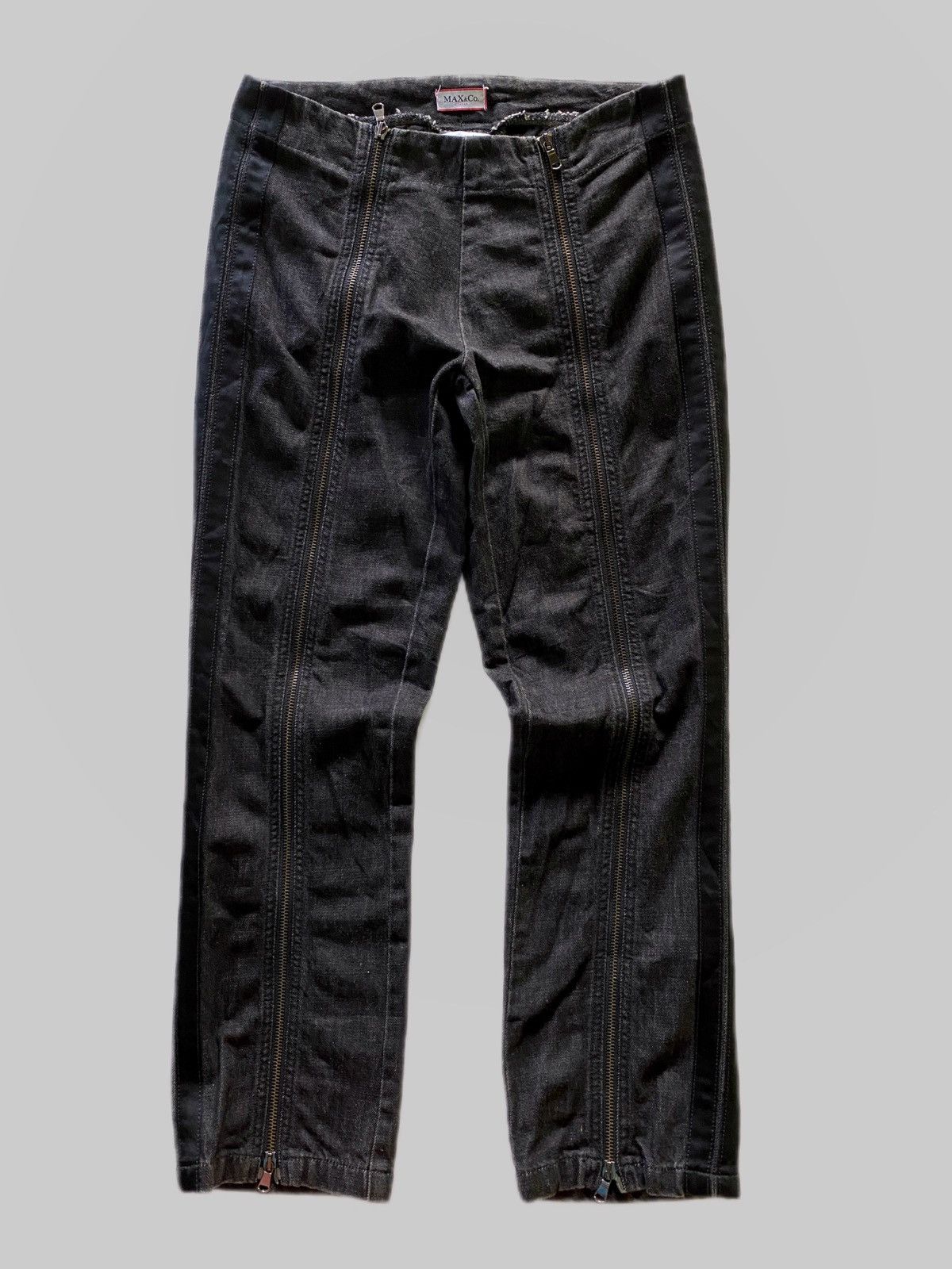 MAX&Co. Rare Design Vintage Max & Co. Long Zipper Jeans Size 28" / US 6 / IT 42 - 1 Thumbnail