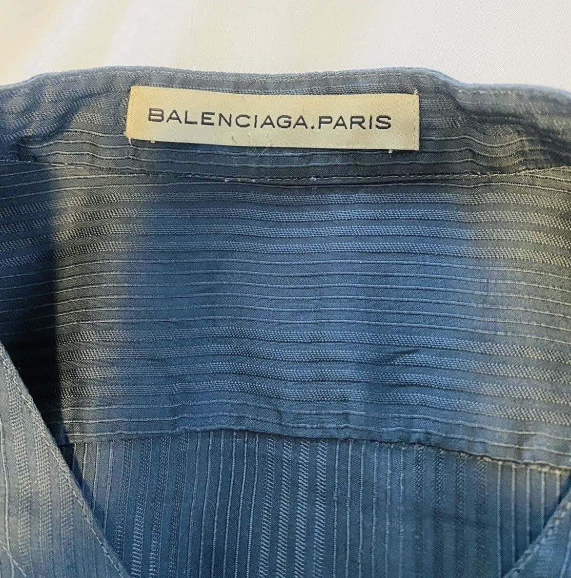 Balenciaga Balenciaga Men Silk Shirt Size US M / EU 48-50 / 2 - 11 Thumbnail