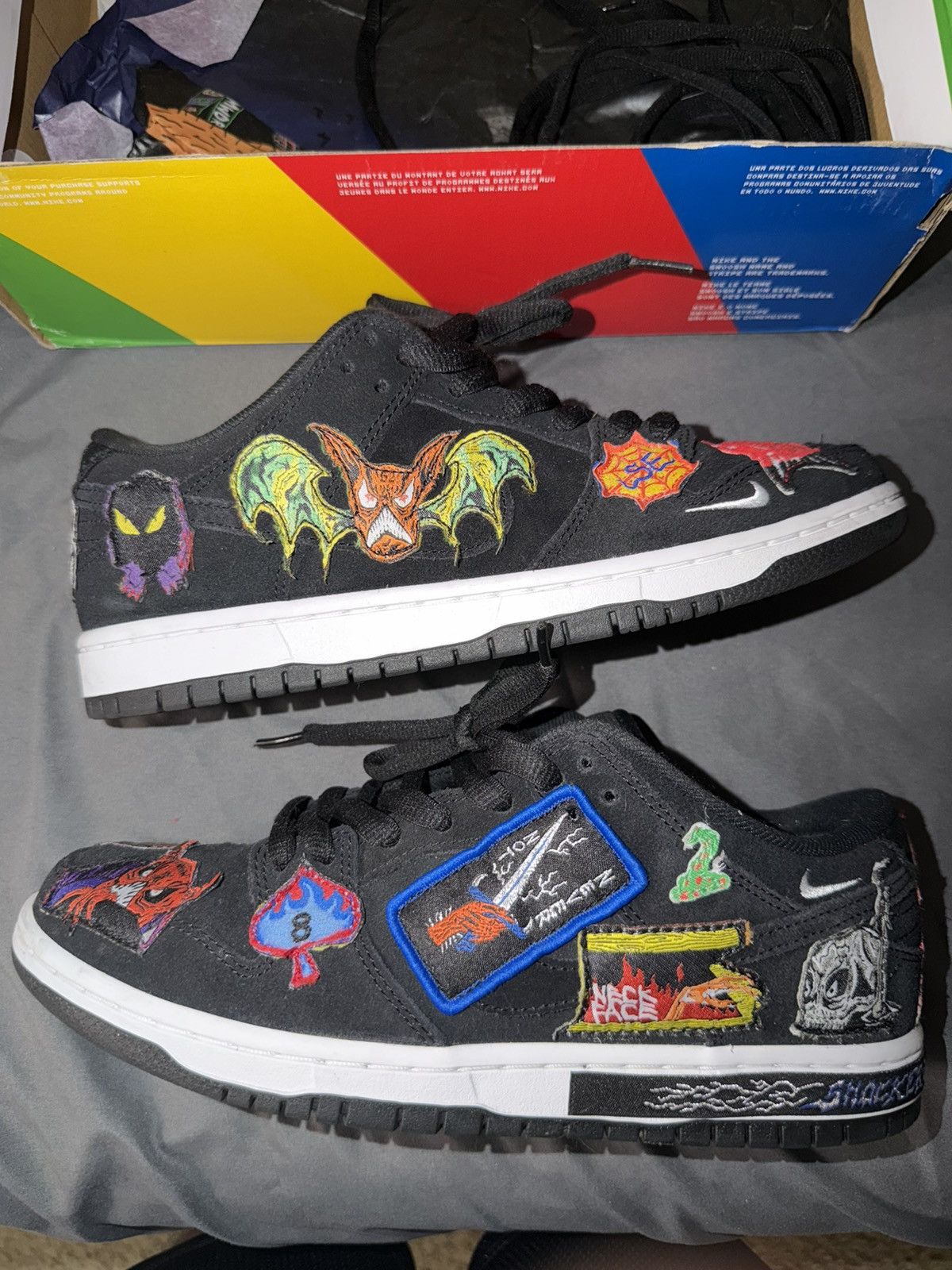 Nike SB Nike SB Dunk Low Pro QS ‘Neckface’ Size 8M Size US 8 / EU 41 - 1 Thumbnail