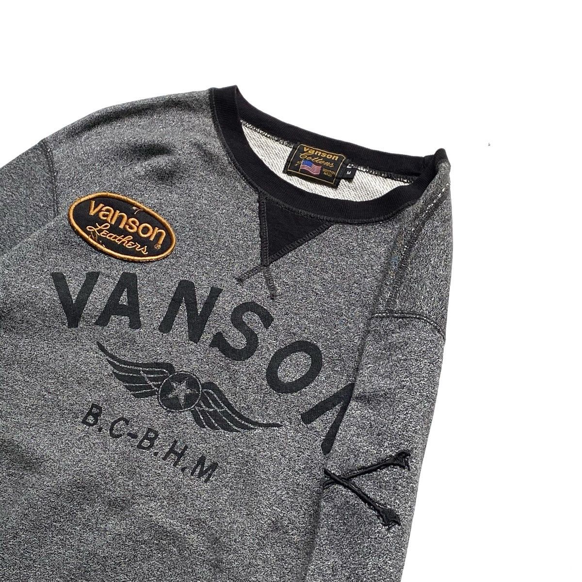 Vanson Leathers × Vintage 🔥RARE🔥 Vanson leather americana sweatshirt Size US M / EU 48-50 / 2 - 3 Thumbnail