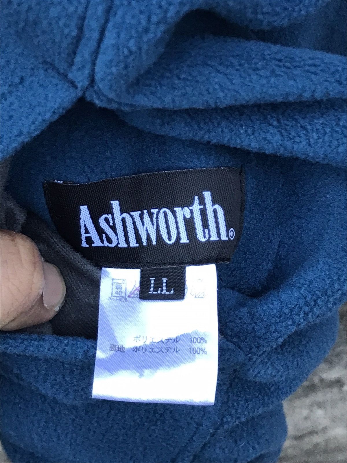 Ashworth ⚡️Vintage Ashworth Reversable Fleece Jacket Size US L / EU 52-54 / 3 - 13 Thumbnail