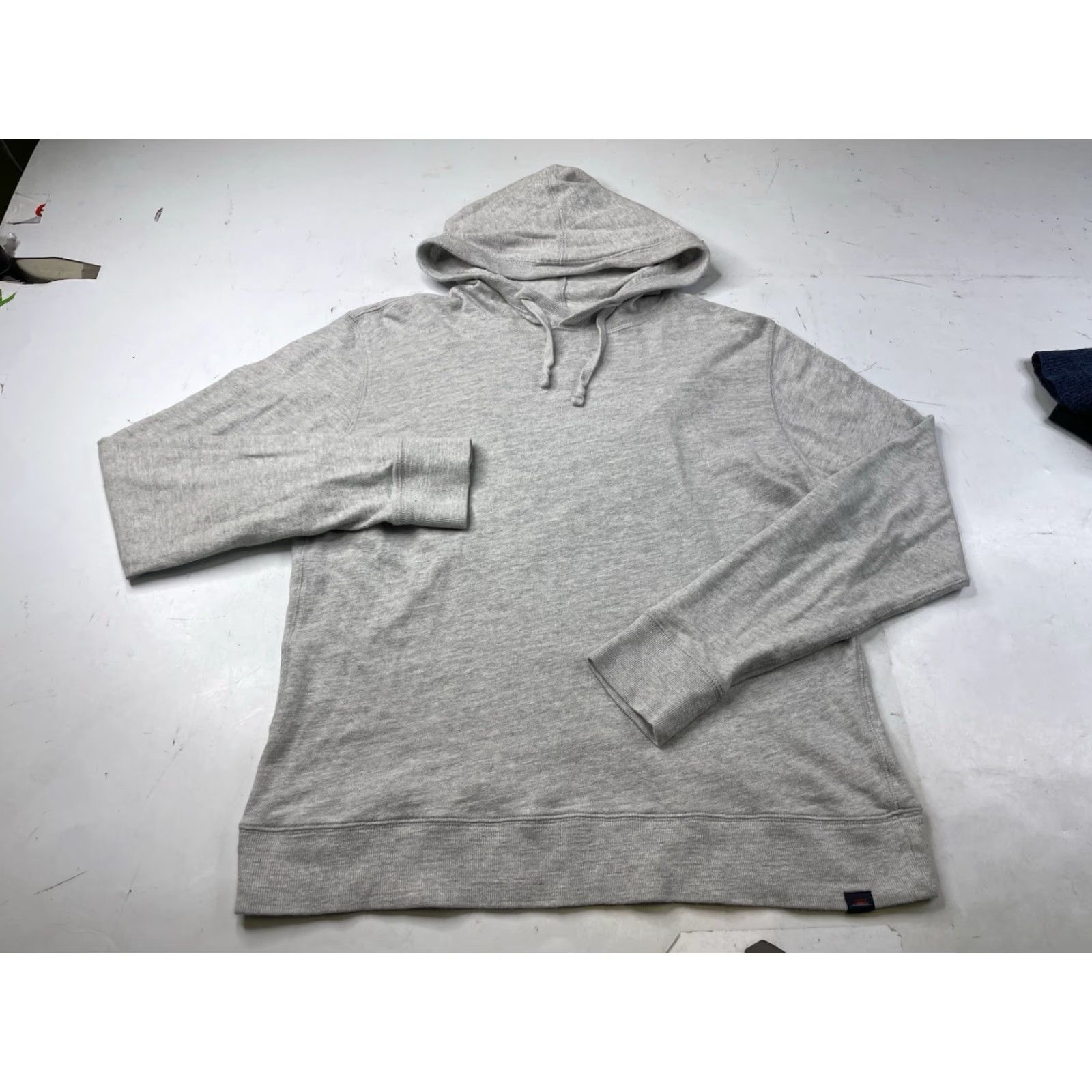 Faherty Faherty Hoodie Mens Regular Medium Slub Lightweight Pullover Drawstring Hooded Gray Cotton Jersey Size US M / EU 48-50 / 2 - 2 Thumbnail