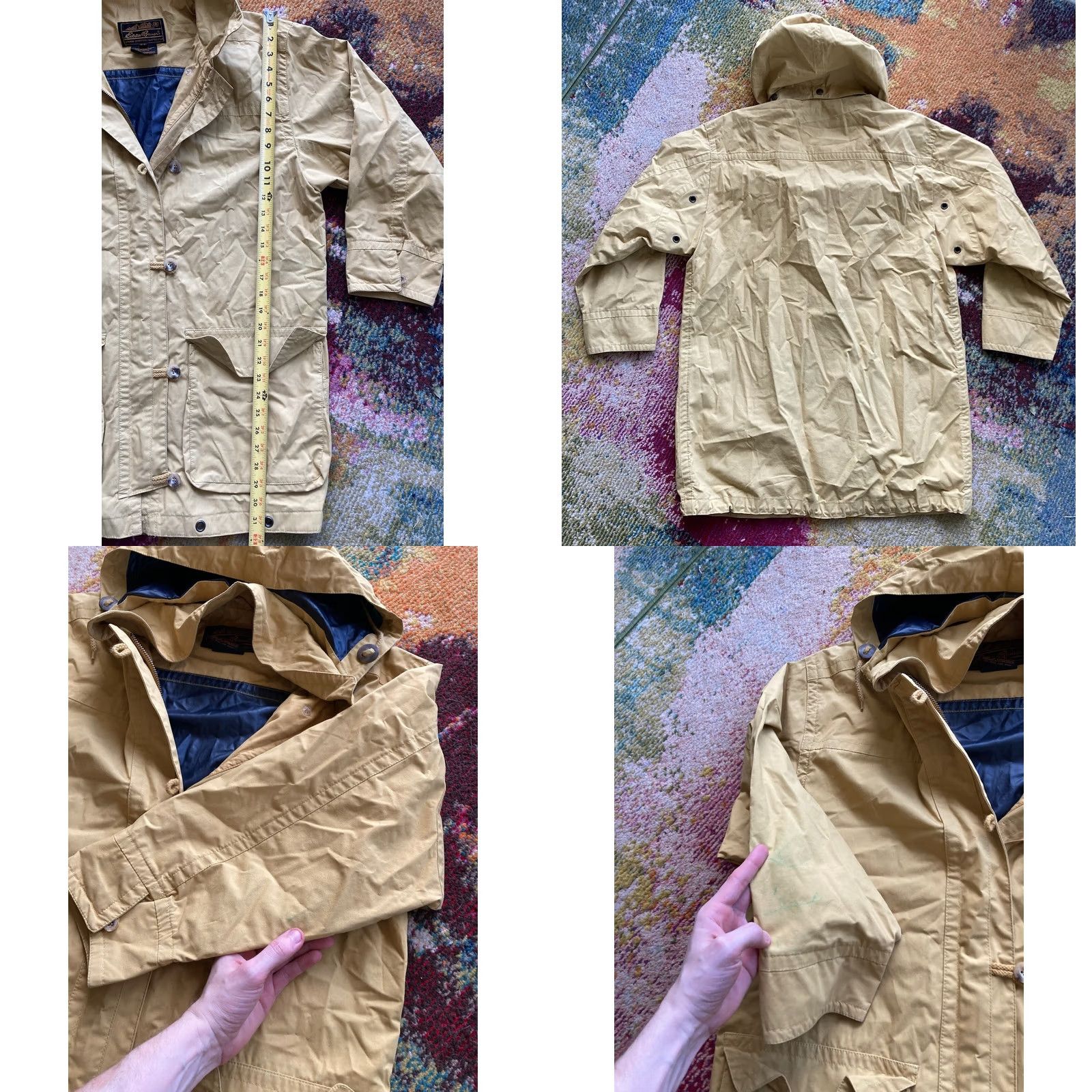 Eddie Bauer VINTAGE Eddie Bauer Parka Jacket Mens S Yellow Hooded Full Zip Barn Long Coat Casual Workwear Outdoor Fall Winter 90s Mens Size US S / EU 44-46 / 1 - 8 Thumbnail