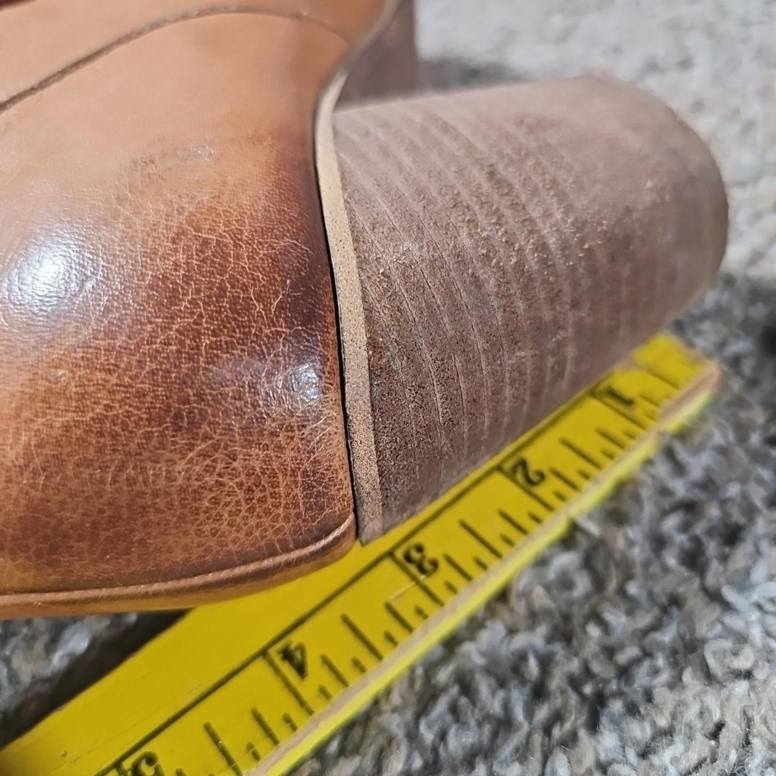BP. BP RN58665 Genuine Leather 8M Side Zip Wedge Heel Boots Size US 8 / IT 38 - 11 Thumbnail