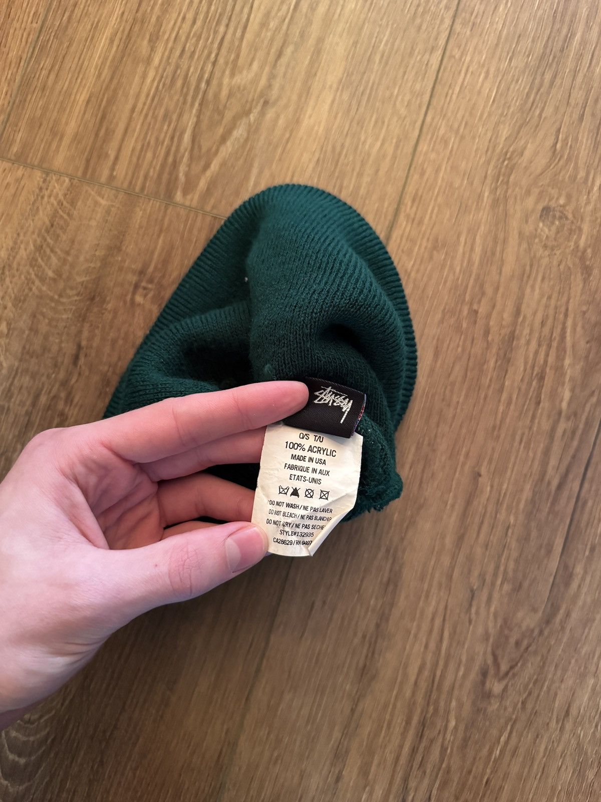 Stussy Vintage Stüssy Beanie Made in USA Rare Authentic Logo Hat Size ONE SIZE - 6 Thumbnail