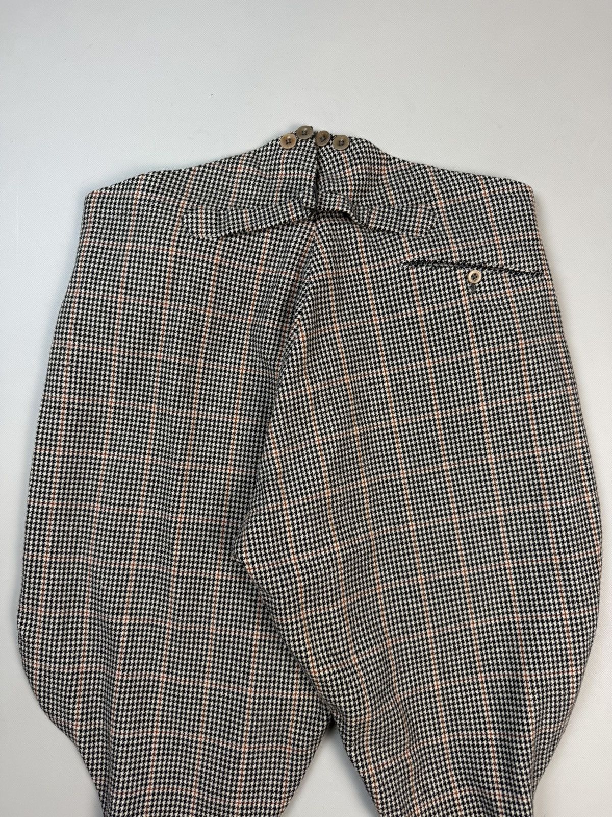 Vintage 1930’s Houndstooth Jodhpur Back Buckle Riding Breeches Pants Size US 36 / EU 52 - 20 Thumbnail