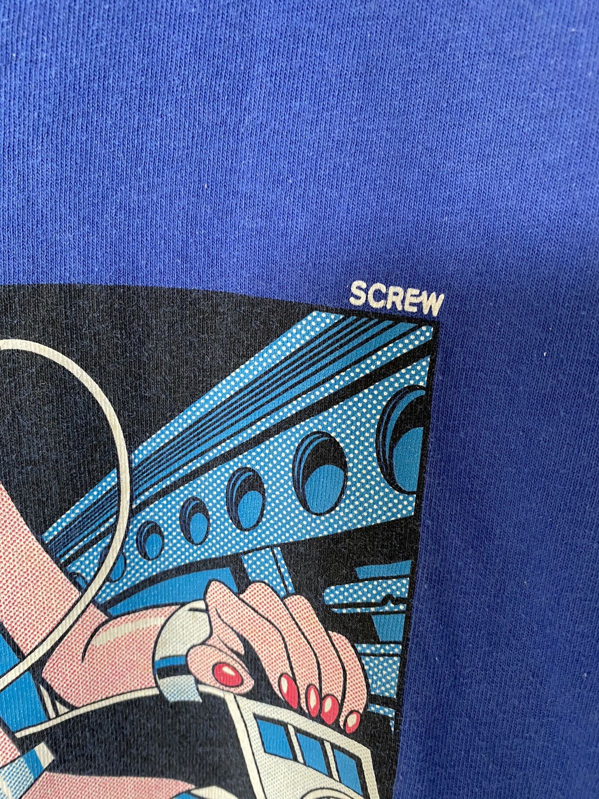 Freshjive 🔥RARE🔥 Vtg Freshjive x Screw Magazine Cyberpunk Pinup sex Size US L / EU 52-54 / 3 - 7 Thumbnail