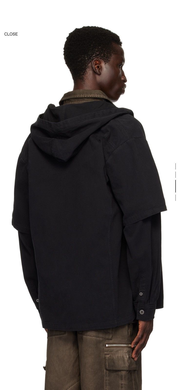 Han Kjobenhavn HAN Kjøbenhavn Hooded Jacket Black Size 46 BNWT Size US S / EU 44-46 / 1 - 5 Thumbnail
