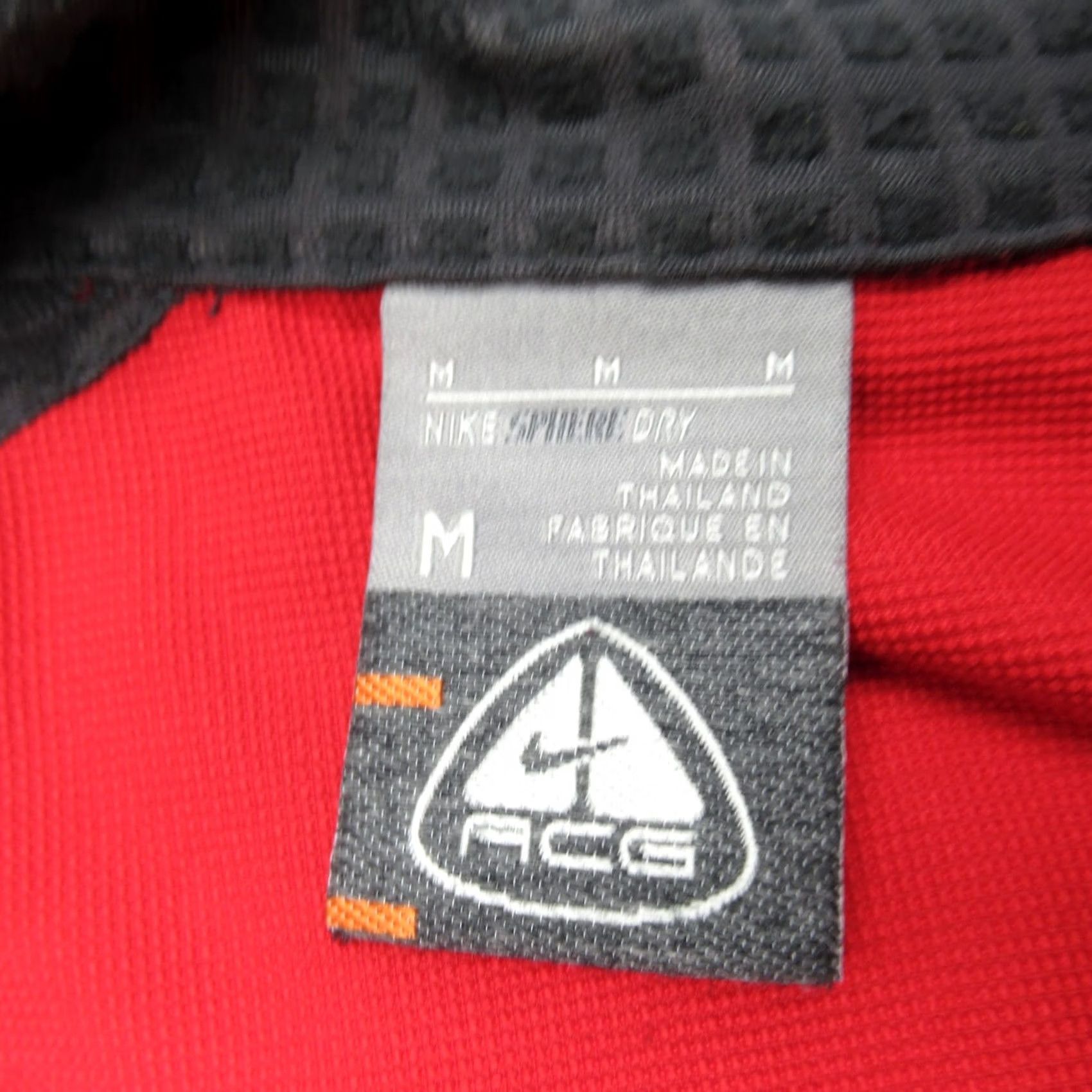 Nike Nike ACG Jacket Mens M Red Raglan Sleeve Full Zip Pockets Breathing Stadium Athletic Outdoor Track Jacket Size US M / EU 48-50 / 2 - 5 Thumbnail