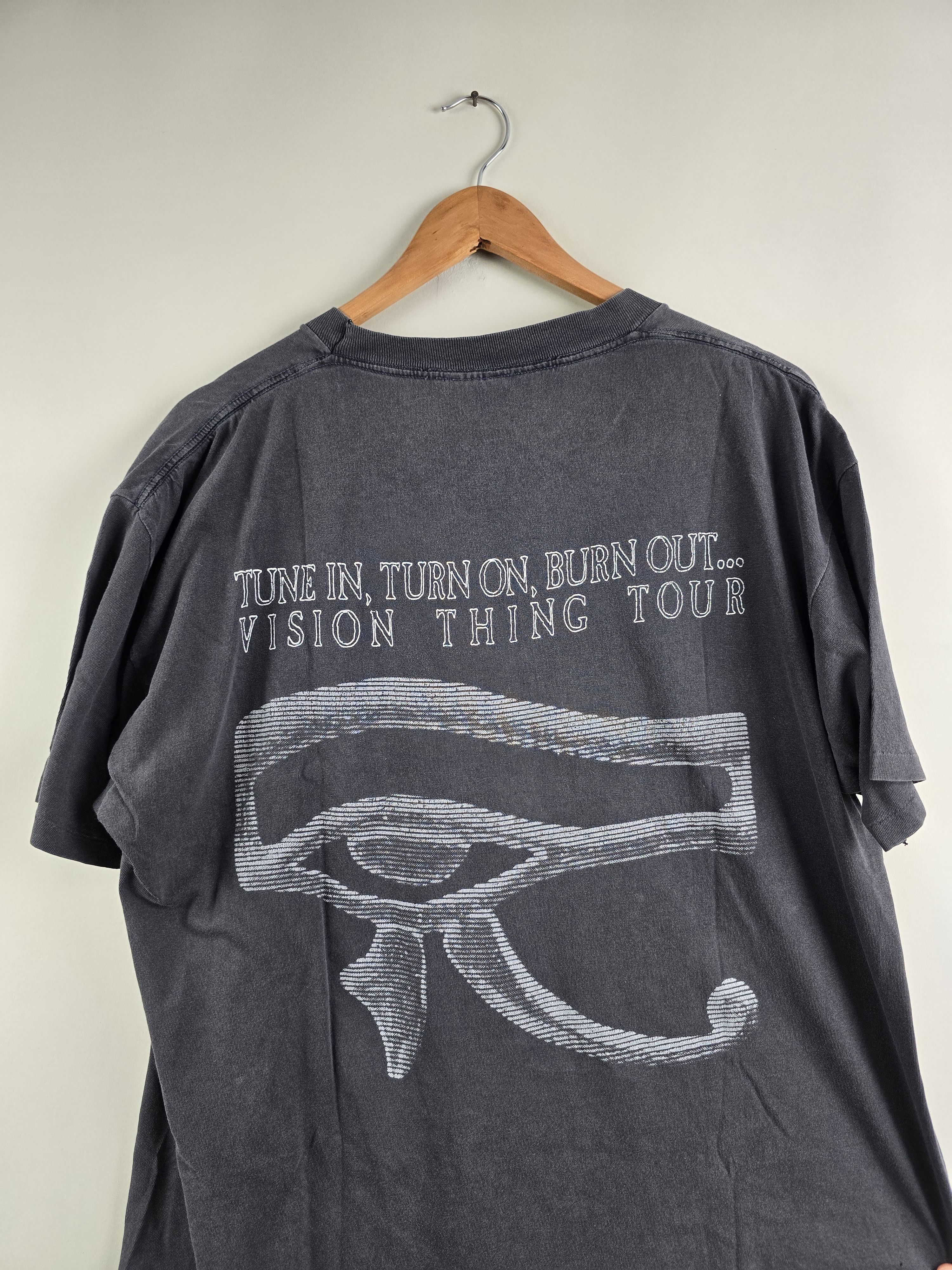 Band Tees × Vintage 90s The Sisters of Mercy Vision Thing Tour XL 22" 27" Size US XL / EU 56 / 4 - 9 Thumbnail