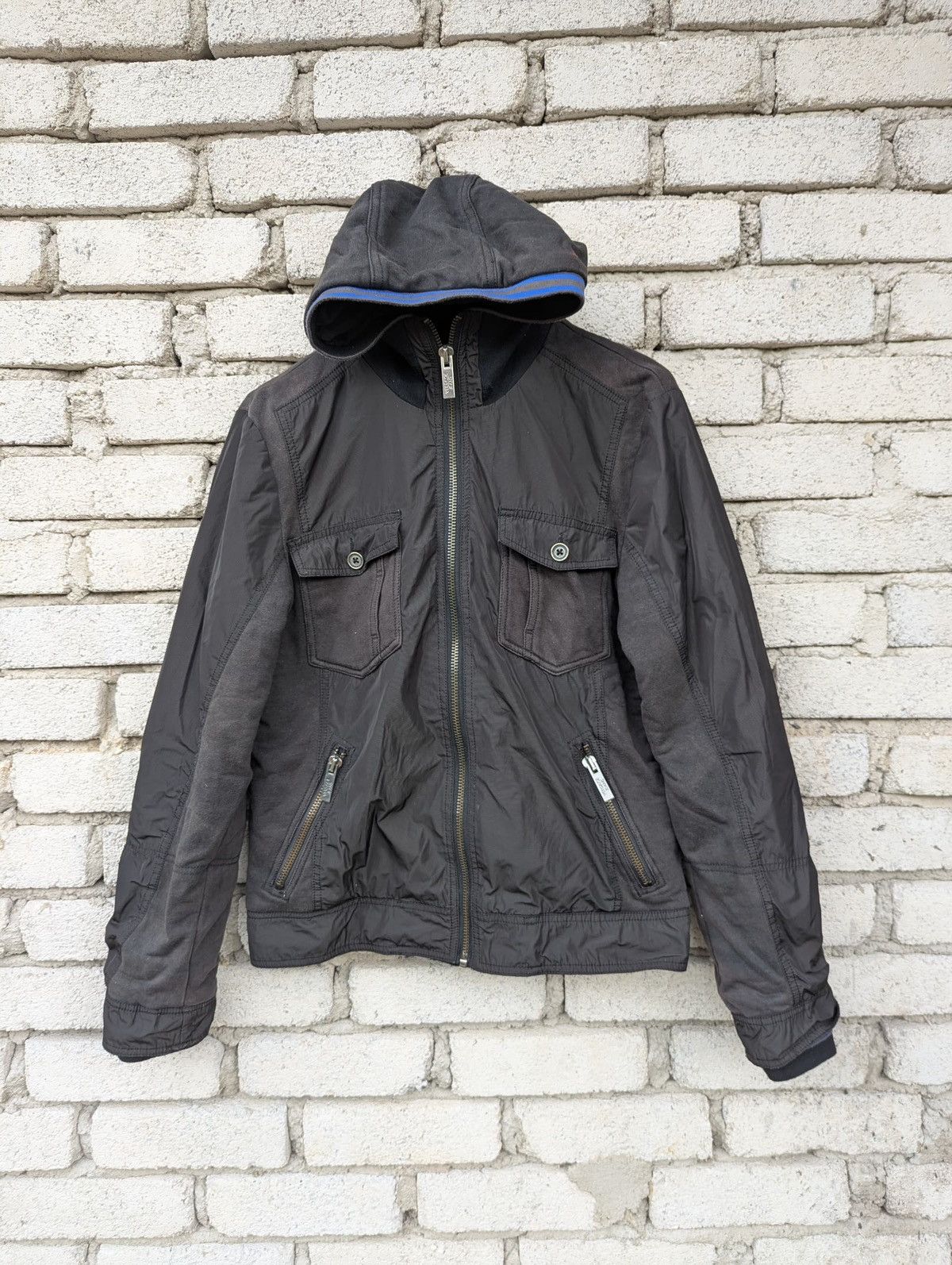 Versace Jeans Couture Versace Jeans Lined Jacket Hoodie Black Size US M / EU 48-50 / 2 - 1 Thumbnail