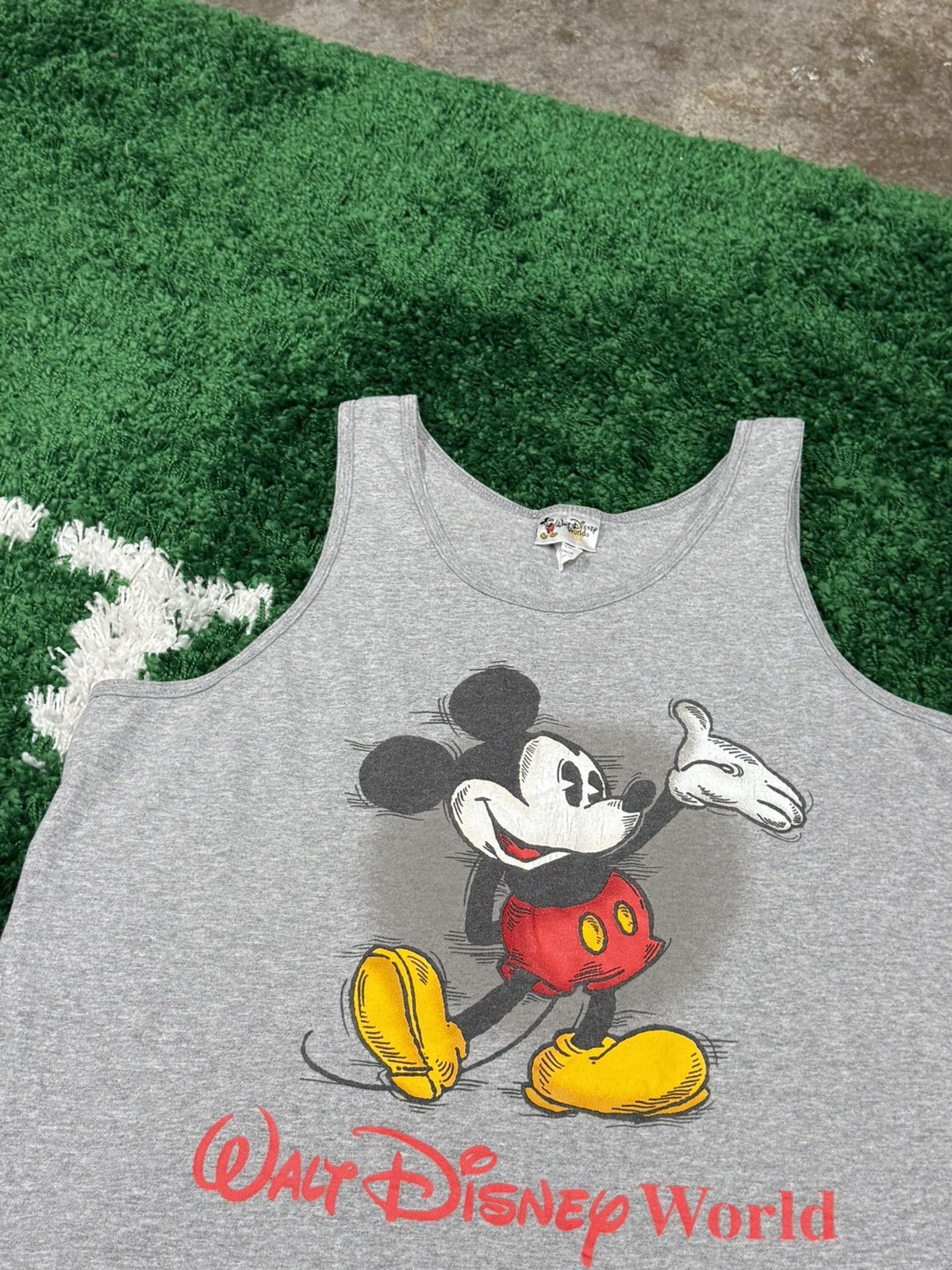 Disney Vintage Disney Mickey Mouse Walt Tank Top 90s Retro XL Size US XL / EU 56 / 4 - 2 Thumbnail