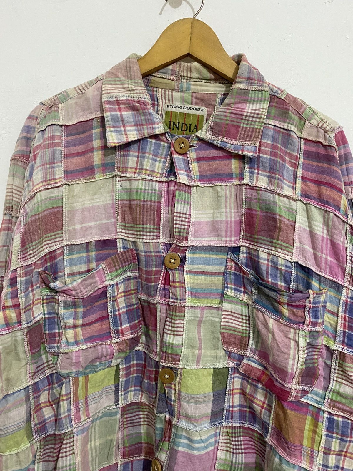 If Six Was Nine 💸BINDINGOFFER💸Japanese india patchwork shirt lgb styled Size US L / EU 52-54 / 3 - 2 Thumbnail
