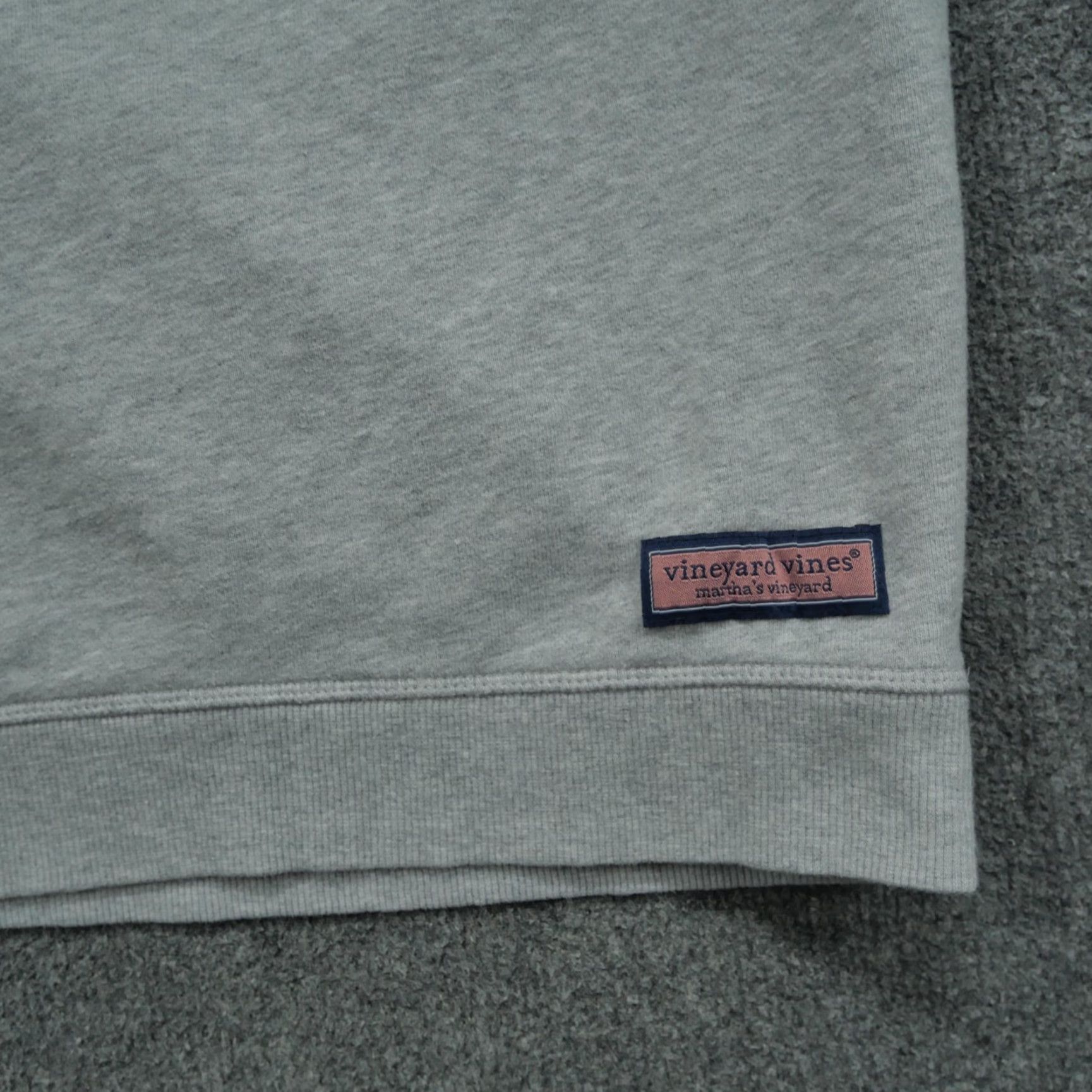 Vineyard Vines Vineyard Vines Sweatshirt Mens 2XL Grey 1/4 Zip Fleece Mock Neck Pullover Zip Sweater Size US XXL / EU 58 / 5 - 2 Thumbnail
