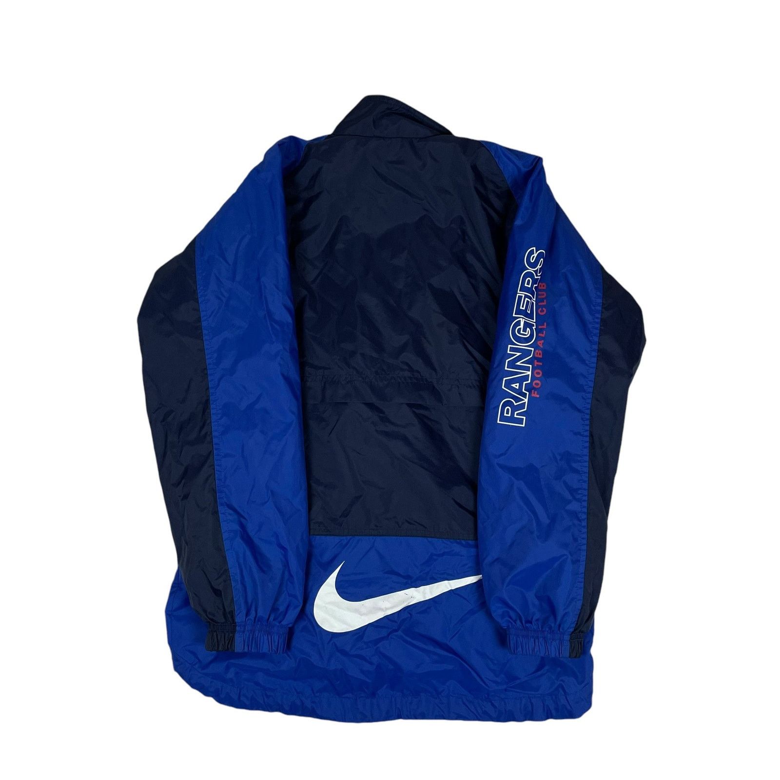 Nike × Vintage Vintage Nike Men's Navy Blue Rangers F.C. Training Jacket Size US S / EU 44-46 / 1 - 7 Thumbnail