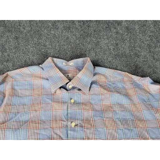 Peter Millar Peter Millar Button Up Shirt Men Sz XXL Plaid Long Sleeve Ca Size US L / EU 52-54 / 3 - 2 Thumbnail