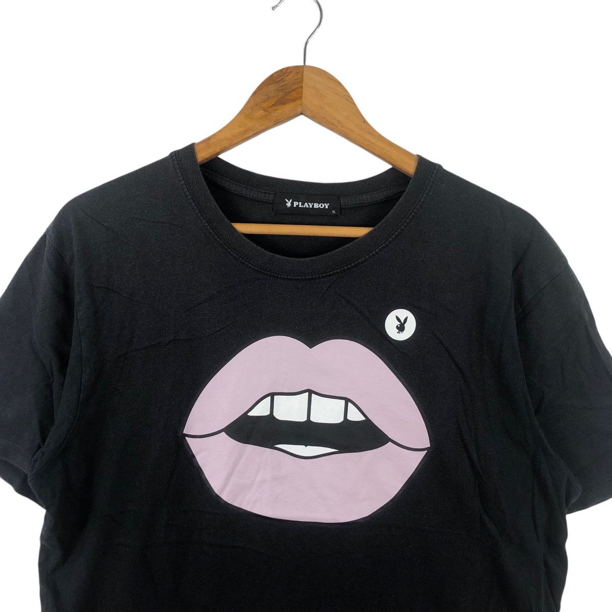 Playboy Vintage PLAYBOY LIPS COLLECTION Vampire Tee Shirt Top Size US XL / EU 56 / 4 - 2 Thumbnail
