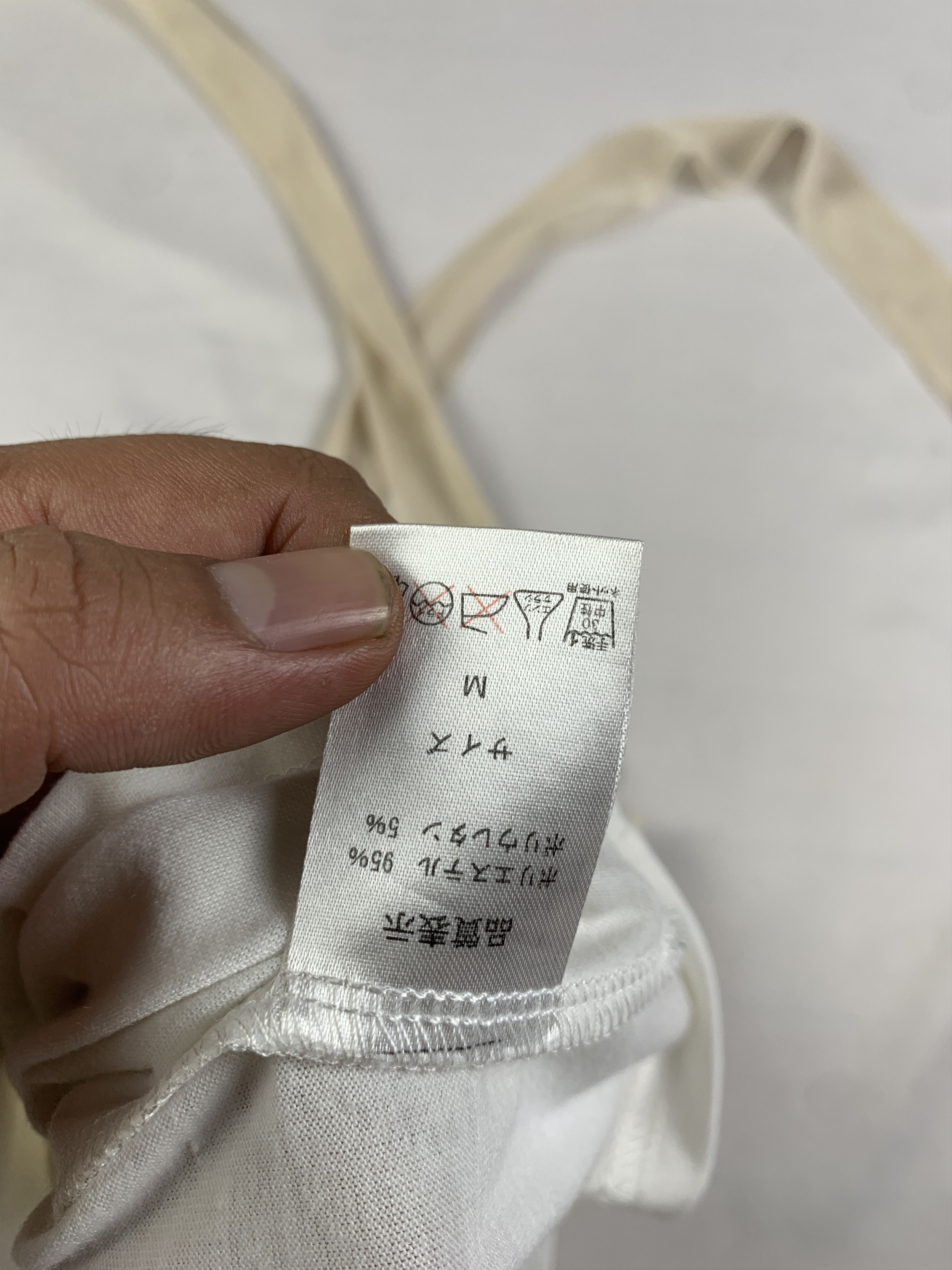 Japanese Brand Zenise White Beady Halter Top (M) Size M / US 6-8 / IT 42-44 - 8 Thumbnail