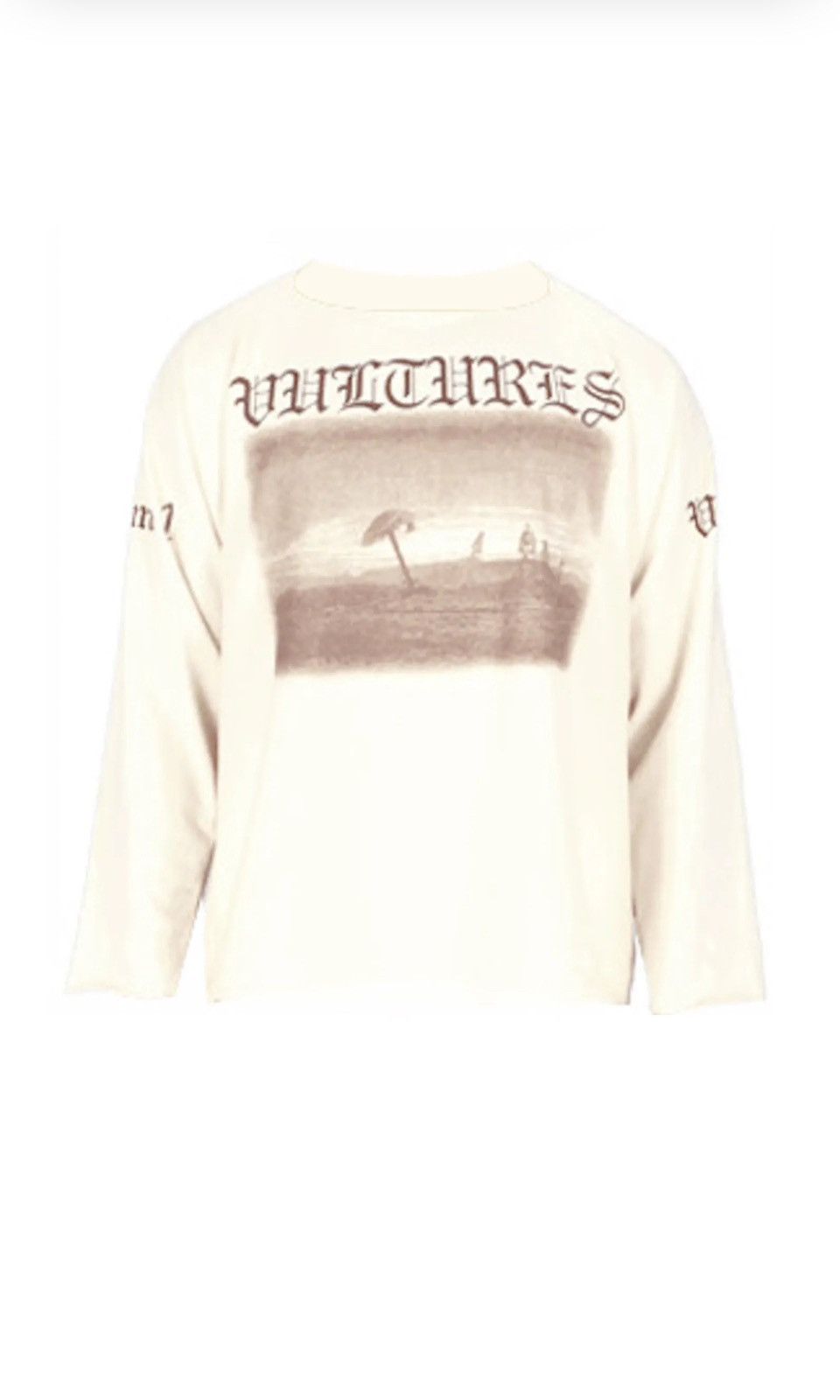 Yeezy YZY Vultures long Sleeve Tee Size US M / EU 48-50 / 2 - 1 Thumbnail