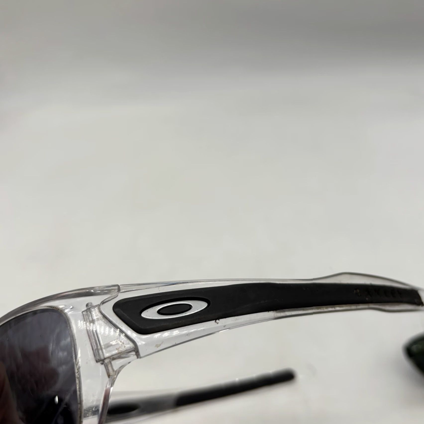 Oakley Oakley Sunglasses Turbine Rotor Clear Polarized Wrap Men Sunglasses Black Lens 132mm Temple Size ONE SIZE - 3 Thumbnail