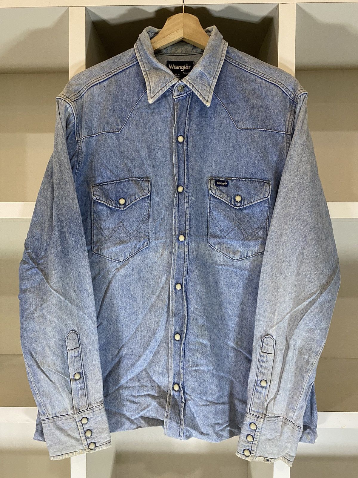 Vintage × Wrangler Vintage Wrangler Wrangler Denim Jacket Size US XL / EU 56 / 4 - 7 Thumbnail