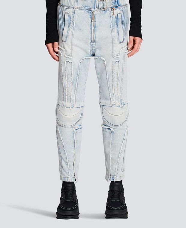 Balmain Straight leg jeans Size US 33 - 1 Thumbnail