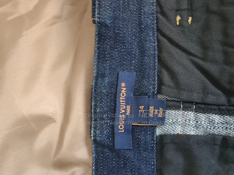 Louis Vuitton Louis Vuitton denim Skirt Size 33" - 4 Thumbnail