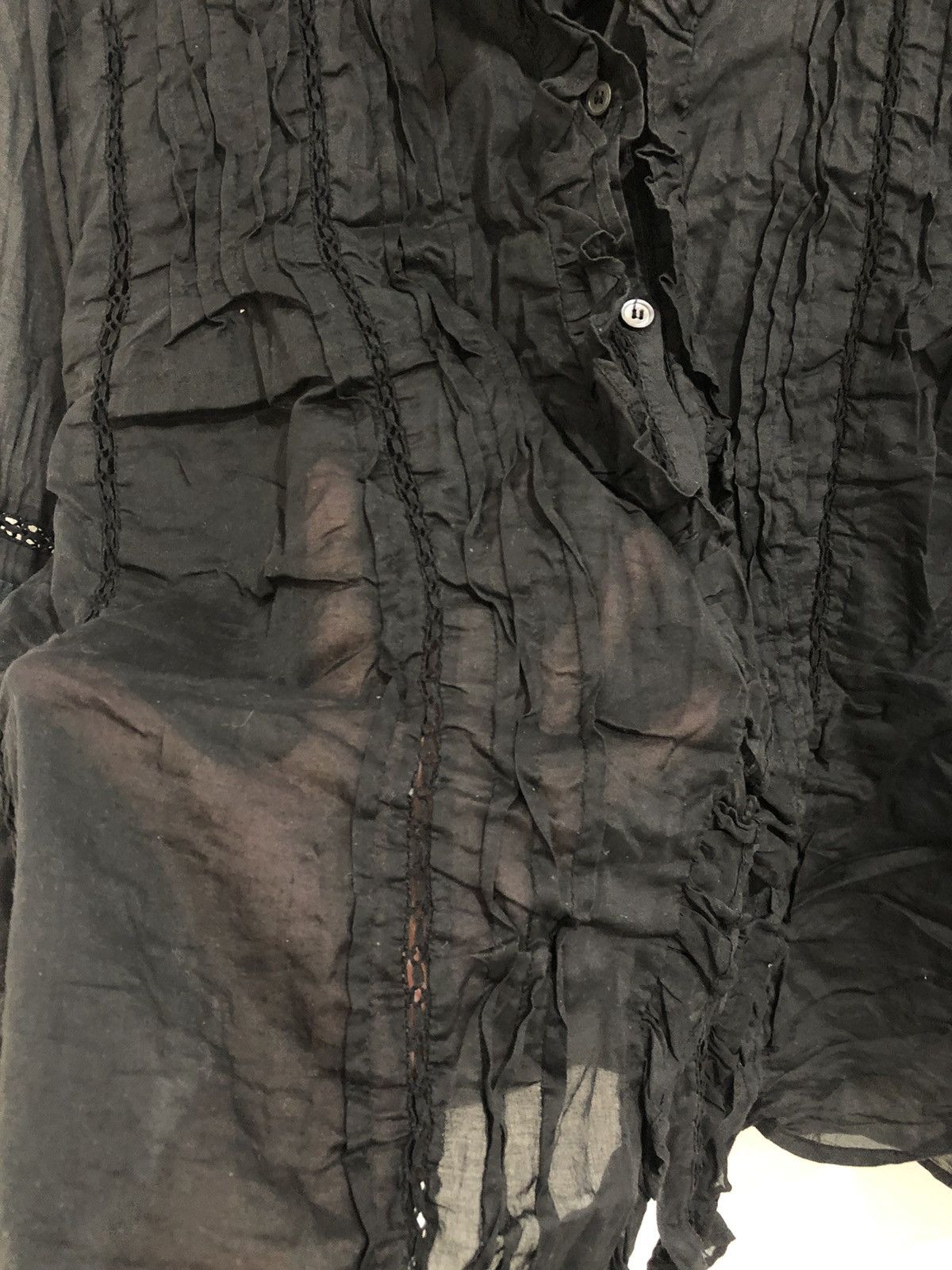 Hysteric Glamour Transparant Button Shirt Japanese Isbael Etoile Marant Size M / US 6-8 / IT 42-44 - 6 Thumbnail