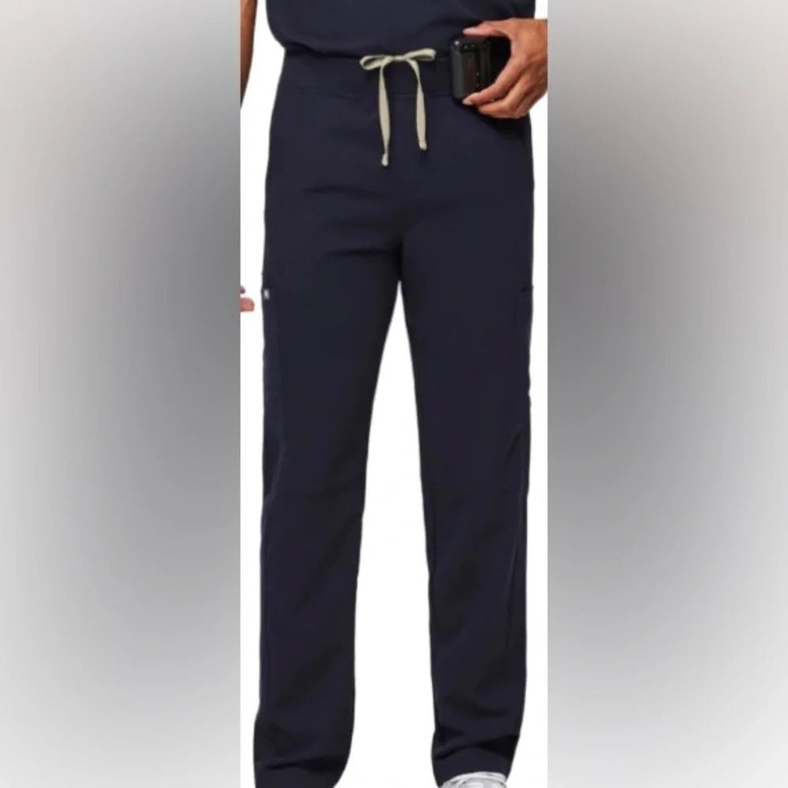 The Unbranded Brand FIGS Axim navy blue cargo scrub pants, size XXL Size US 38 / EU 54 - 1 Thumbnail