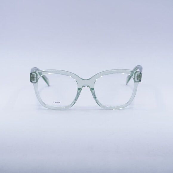 Celine Celine CL50086I 093 Eyeglasses Transparent Teal 53mm Square Size ONE SIZE - 2 Thumbnail
