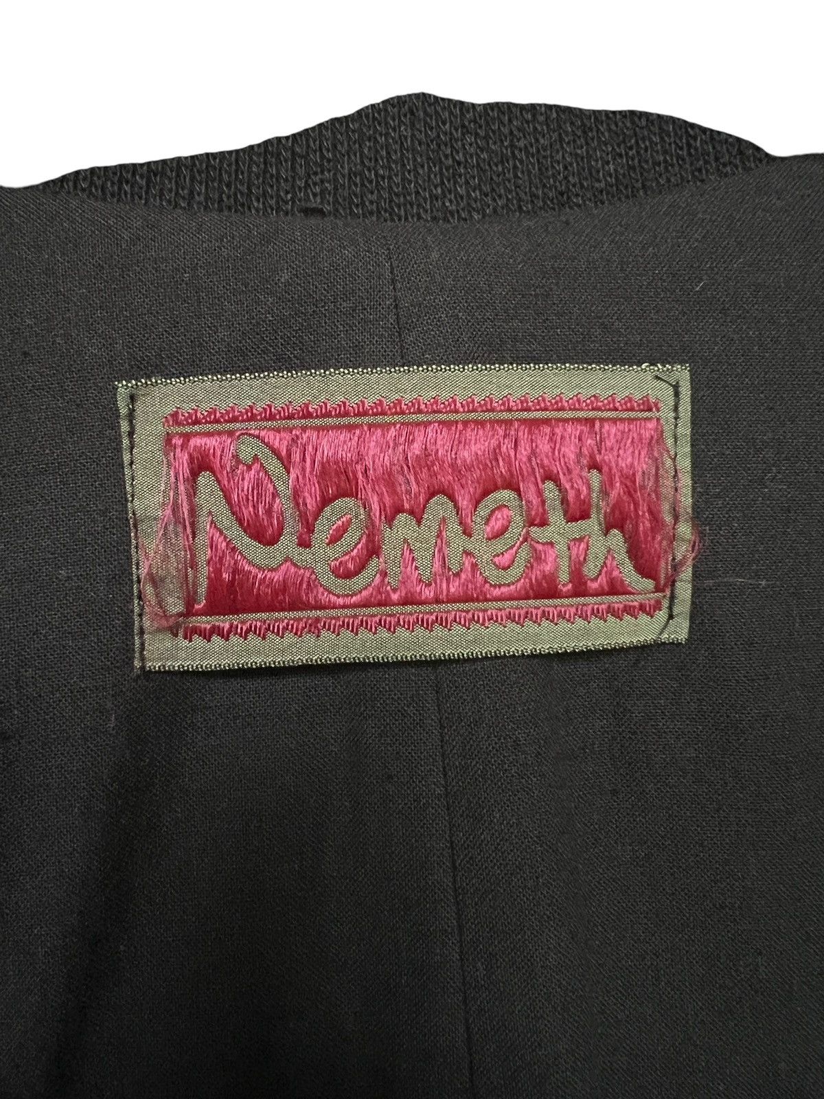 Christopher Nemeth Vintage 1990s Nemeth Unusual Cropped Blazer Jacket Size US M / EU 48-50 / 2 - 11 Thumbnail